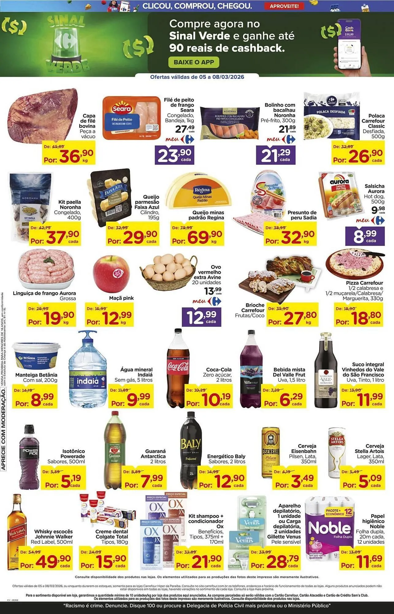 Encarte de Folheto Carrefour 5 de março até 8 de março 2026 - Pagina 2