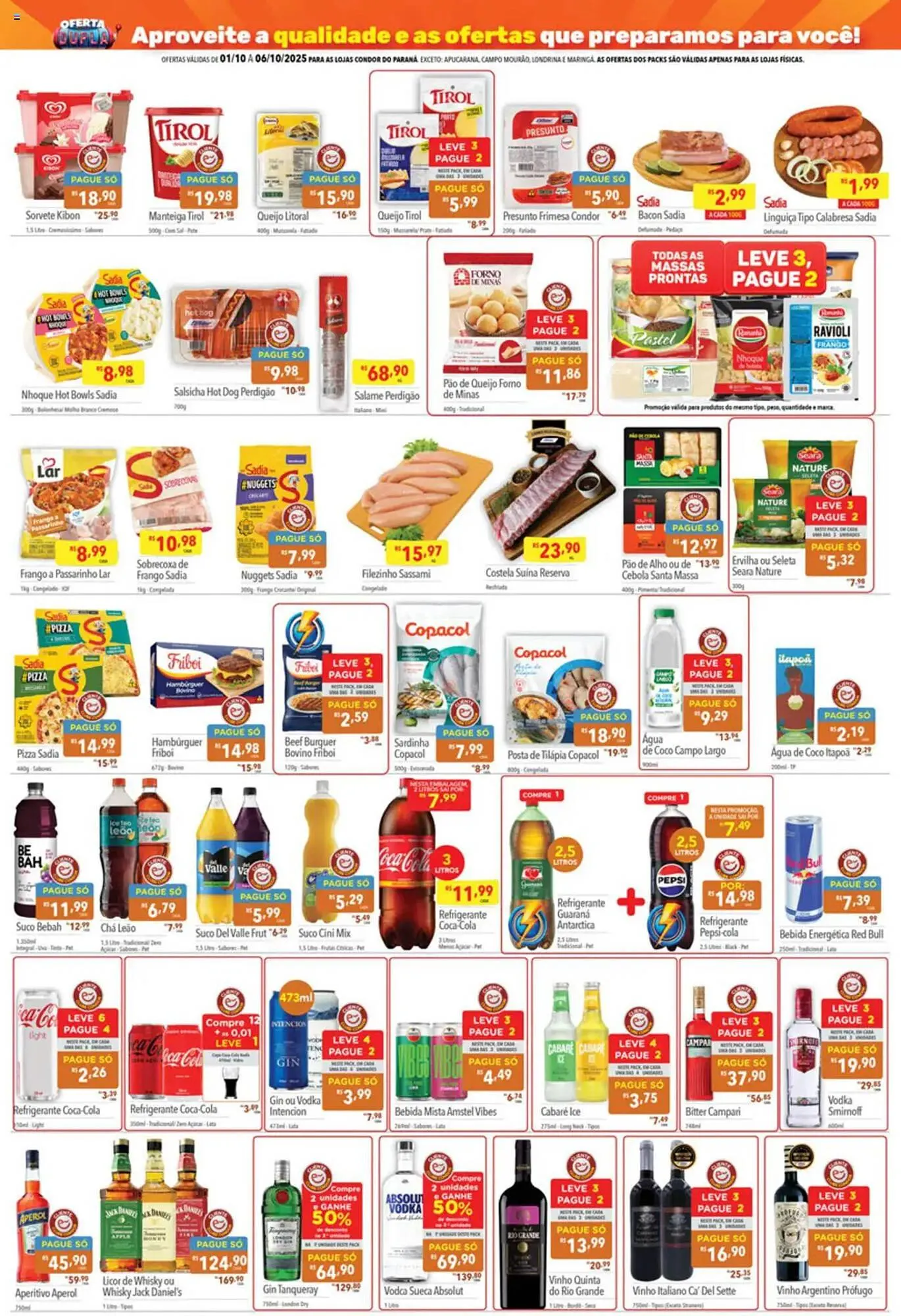 Encarte de Catálogo Supermercados Condor 1 de outubro até 6 de outubro 2025 - Pagina 3