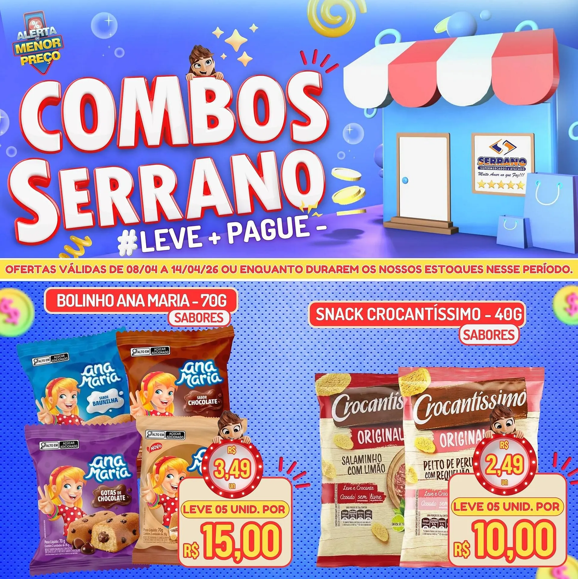 Encarte de Catálogo Serrano Supermercado 8 de abril até 14 de abril 2026 - Pagina 5