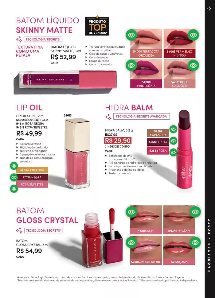 Encarte de Eudora Ciclo 05 12 de março até 12 de abril 2025 - Pagina 69