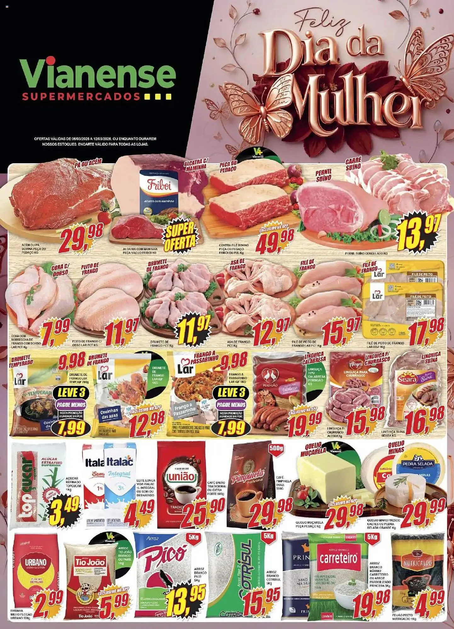 Encarte de Encarte Vianense Supermercados 6 de março até 13 de março 2026 - Pagina 1