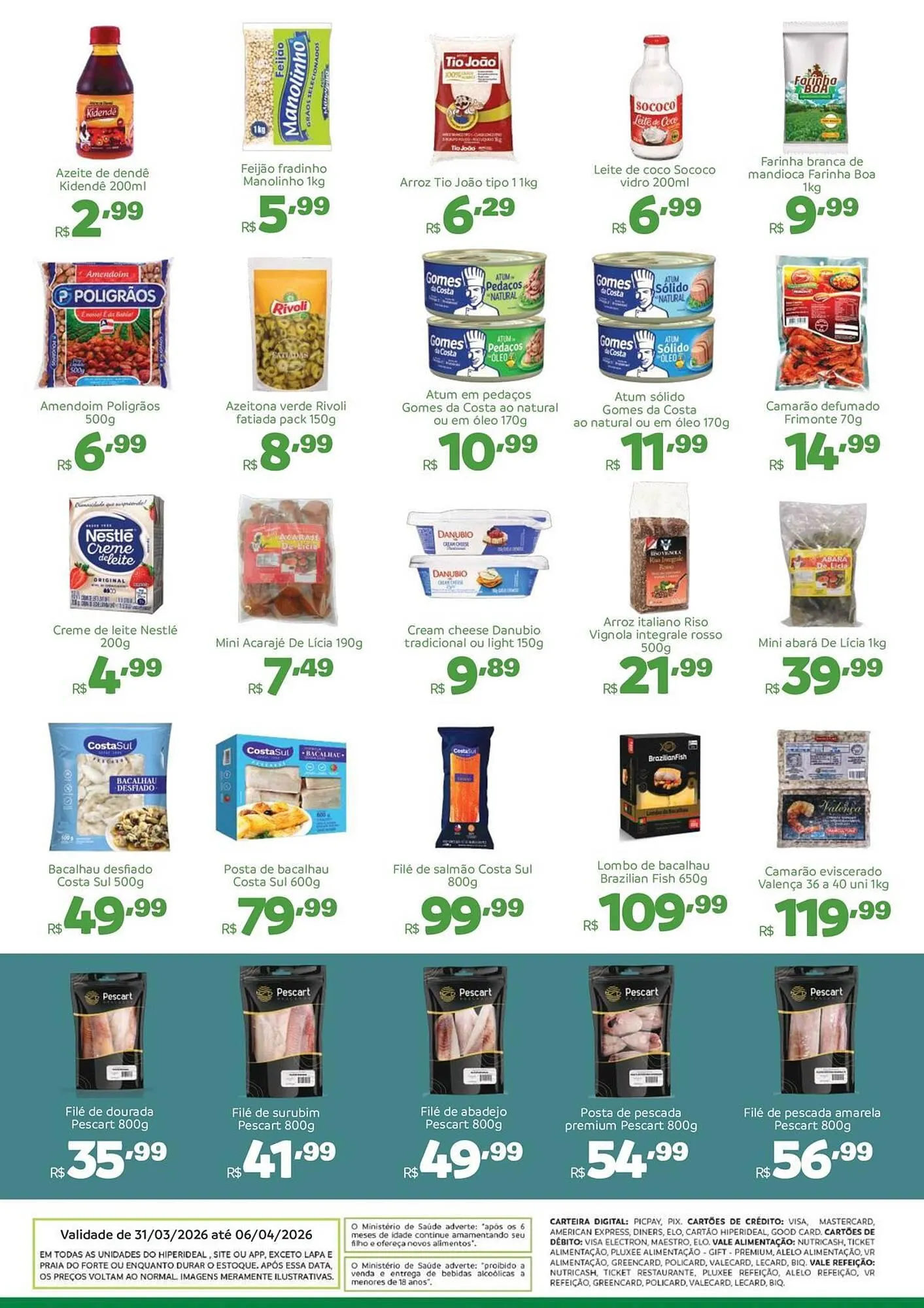 Encarte de Catálogo Hiperideal Supermercados 31 de março até 6 de abril 2026 - Pagina 4