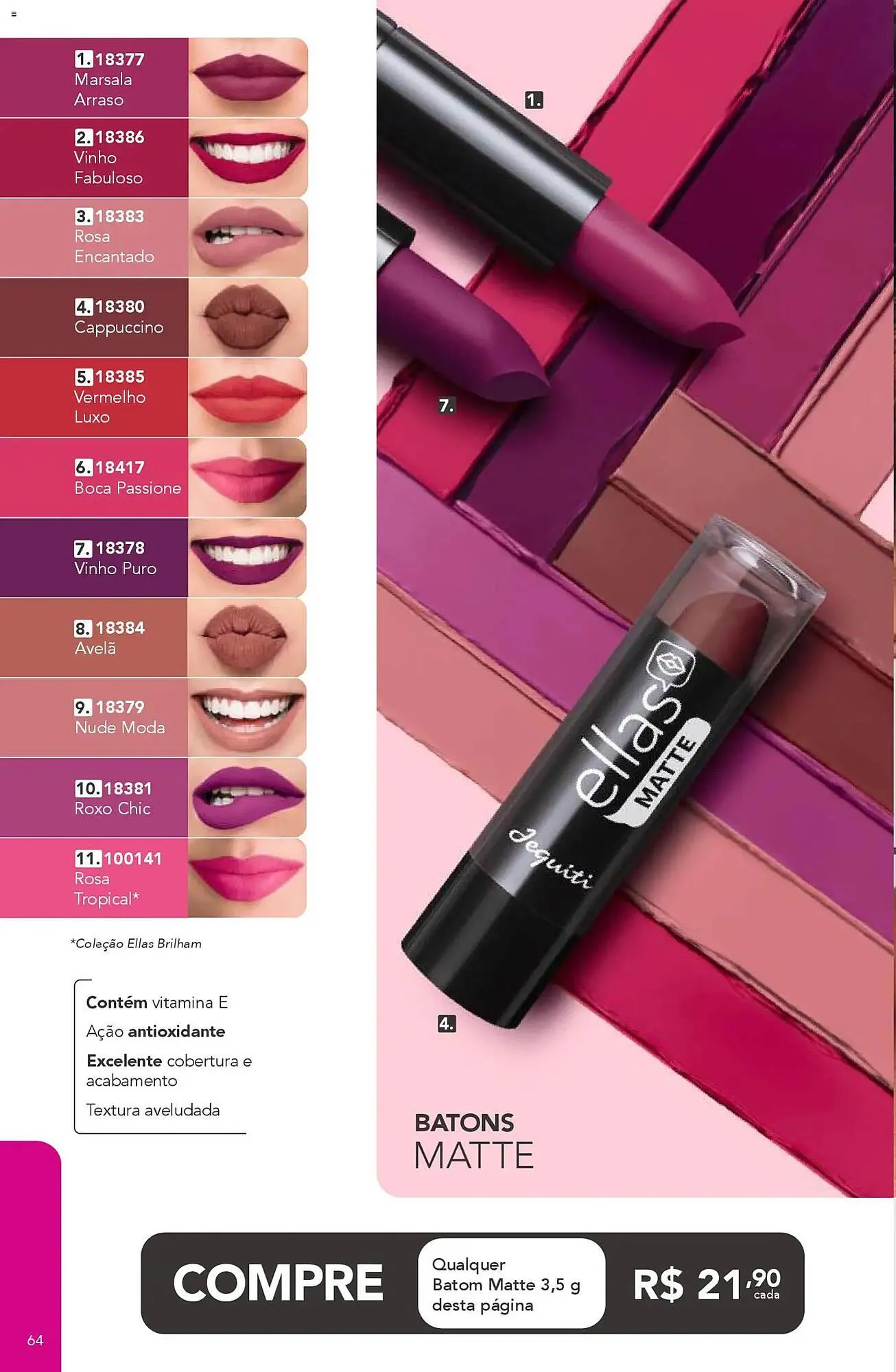 Encarte de Catálogo Jequiti 24 de outubro até 13 de novembro 2025 - Pagina 64