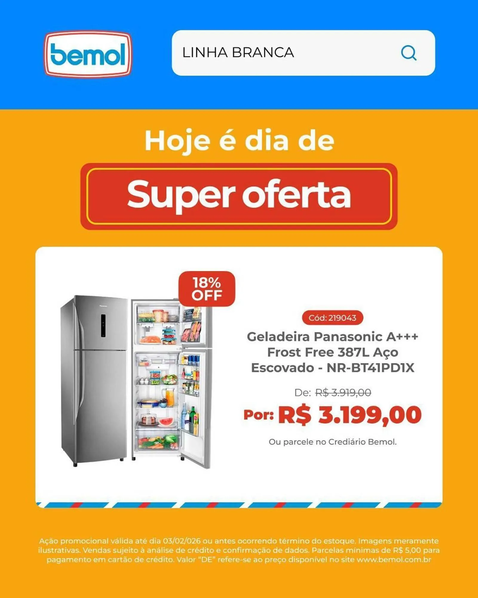 Encarte de Encarte Bemol 3 de fevereiro até 3 de fevereiro 2026 - Pagina 6