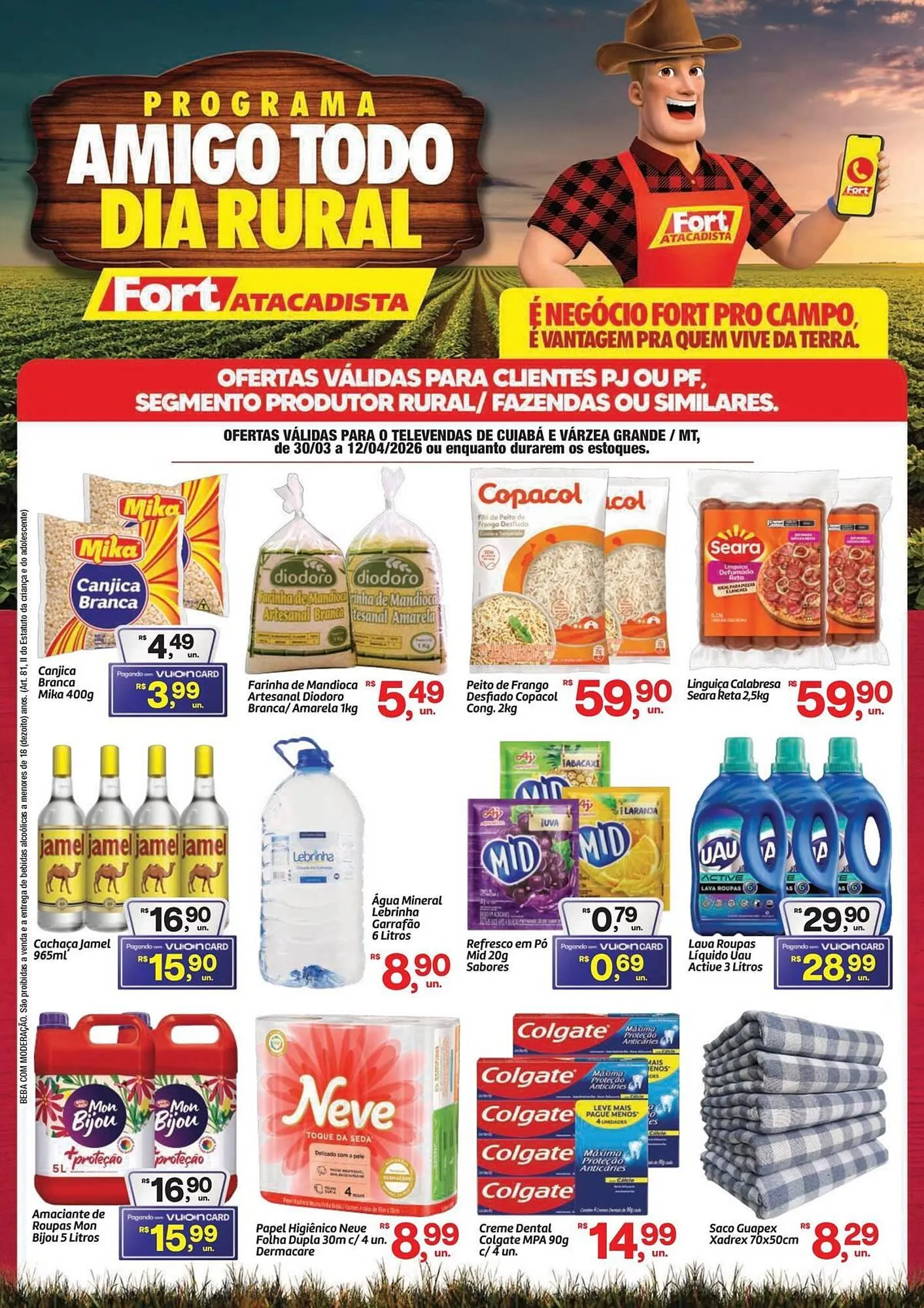 Encarte de Tabloide Fort Atacadista 30 de março até 12 de abril 2026 - Pagina 1
