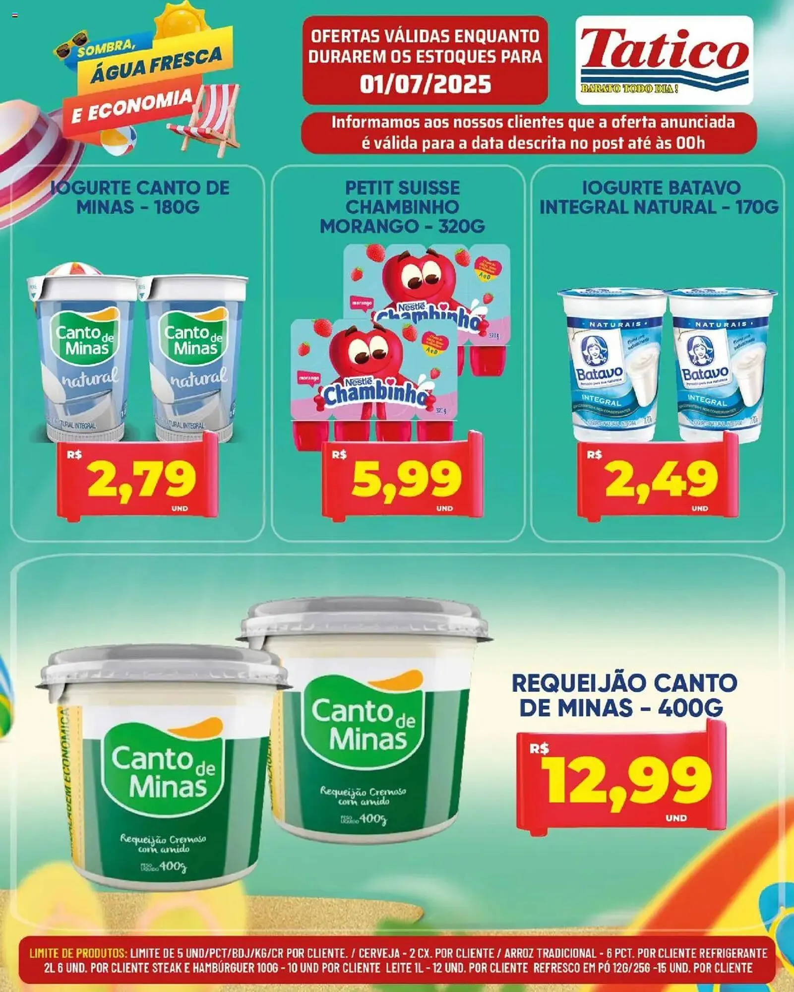 Encarte de Catálogo Tatico 1 de julho até 2 de julho 2025 - Pagina 10
