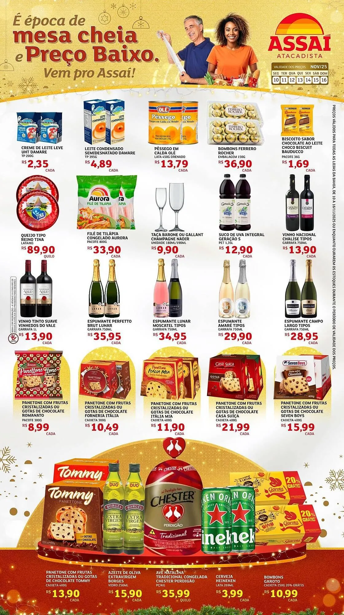 Encarte de Encarte Assaí Atacadista 10 de novembro até 16 de novembro 2025 - Pagina 1