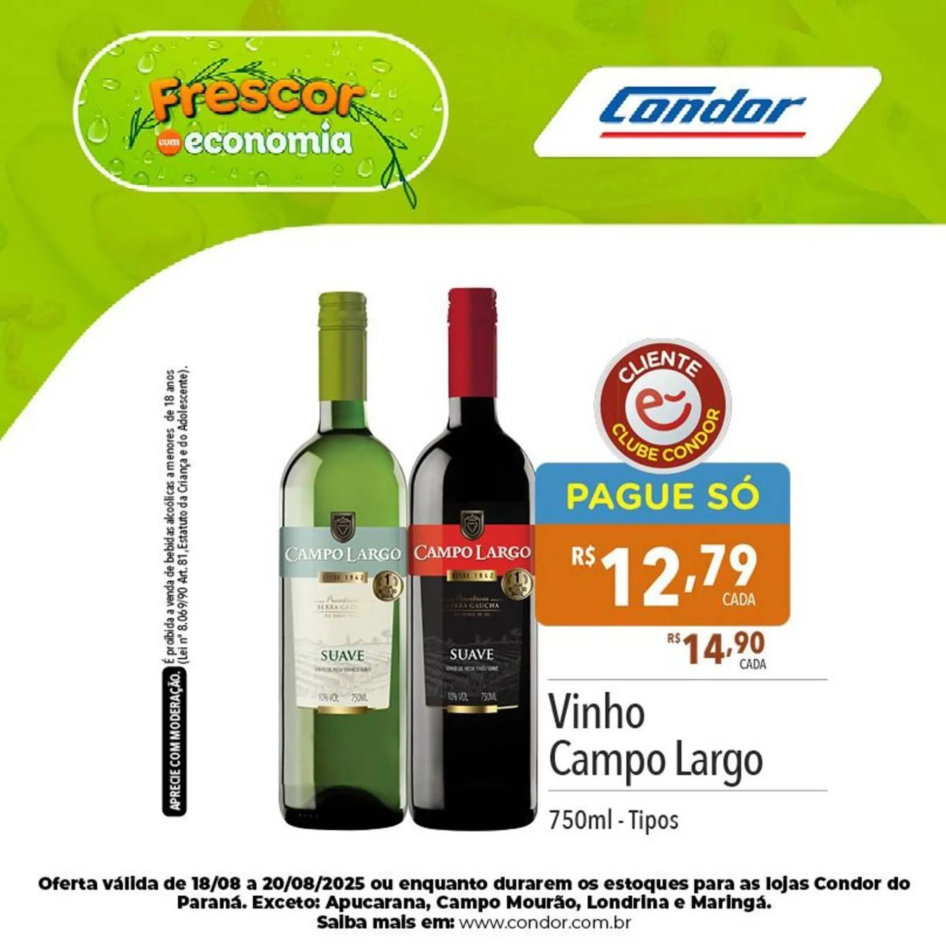 Encarte de Catálogo Supermercados Condor 19 de agosto até 20 de agosto 2025 - Pagina 2