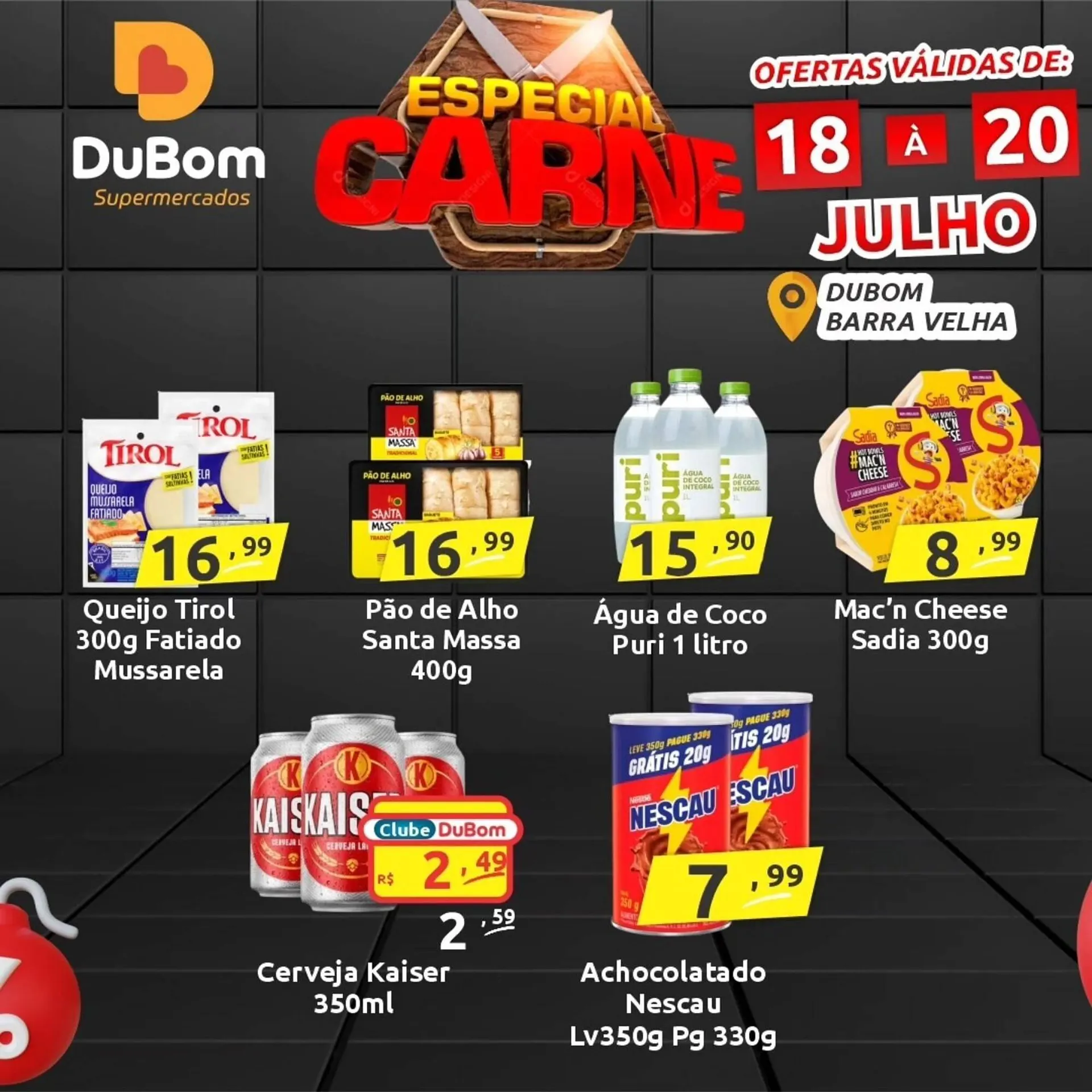 Encarte de Catálogo Dubom Supermercados 18 de julho até 20 de julho 2025 - Pagina 3