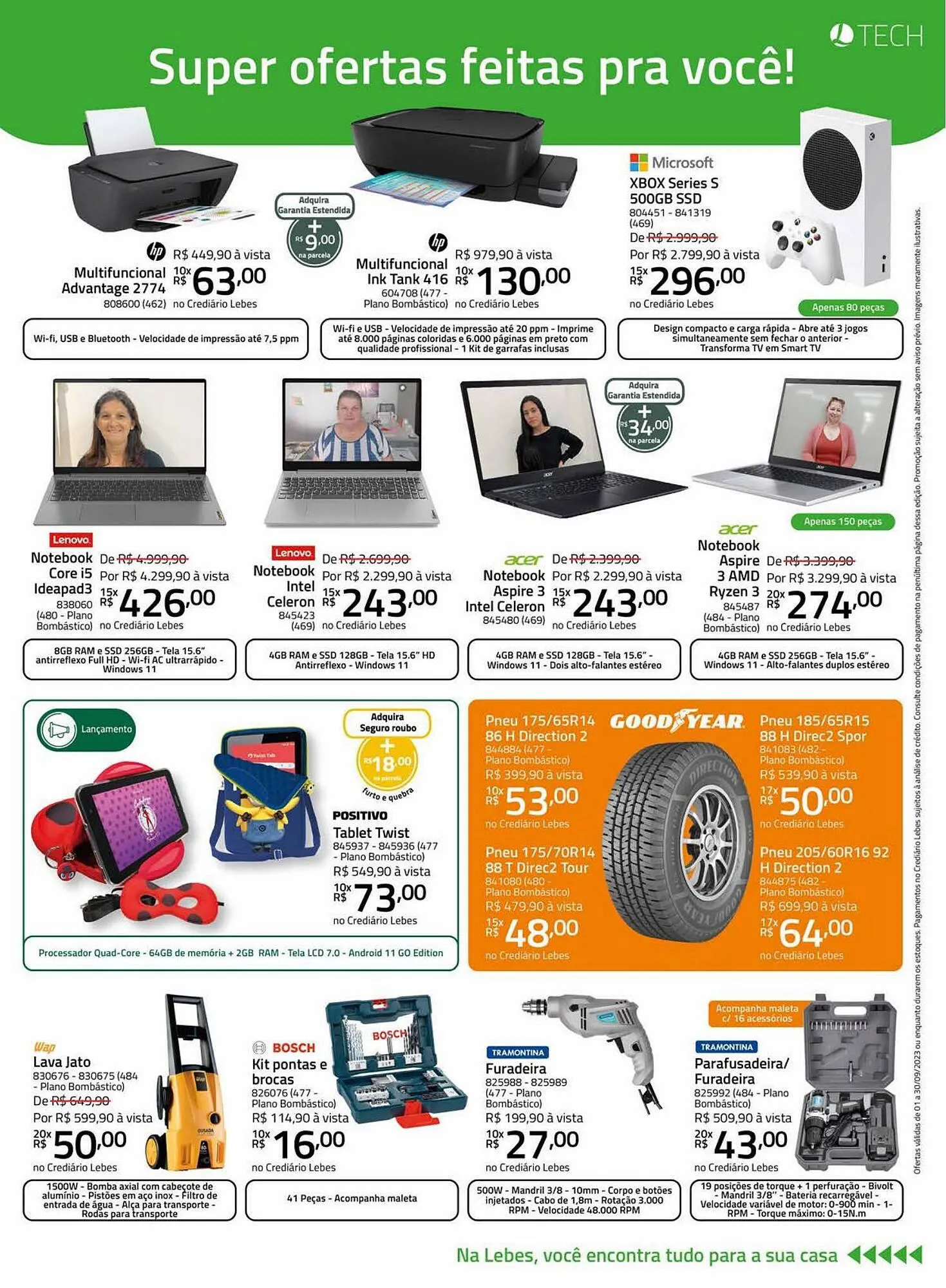 Encarte de Catálogo Lojas Lebes 1 de setembro até 30 de setembro 2023 - Pagina 7