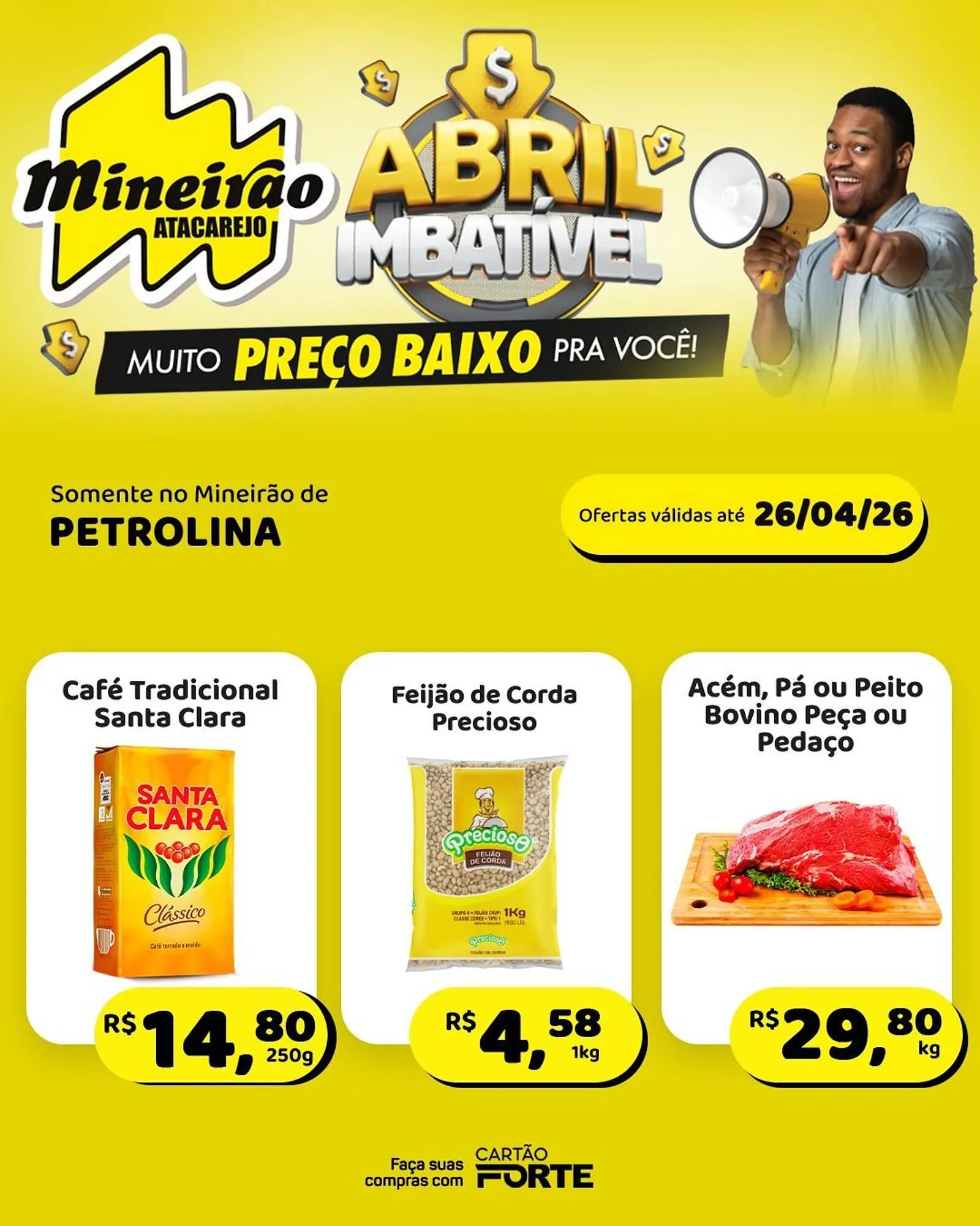 Encarte de Folheto Mineirão Atacarejo 20 de abril até 26 de abril 2026 - Pagina 2