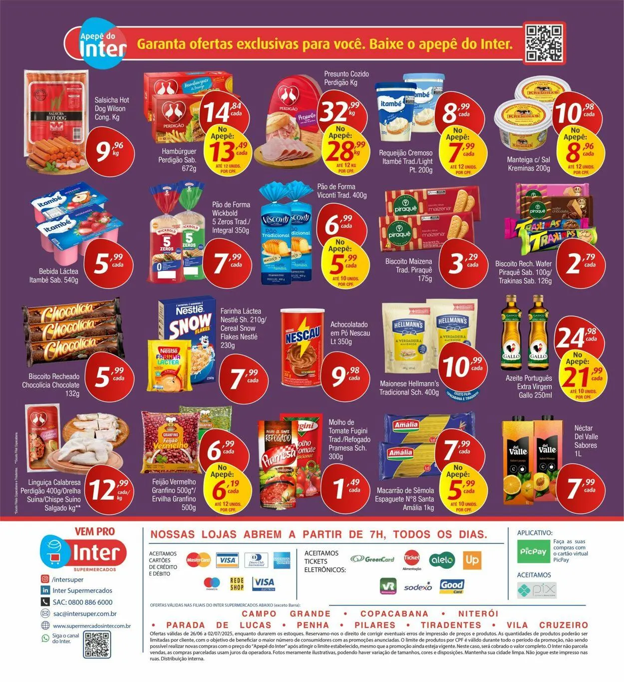 Encarte de Inter Supermercados 23 de junho até 2 de julho 2025 - Pagina 2