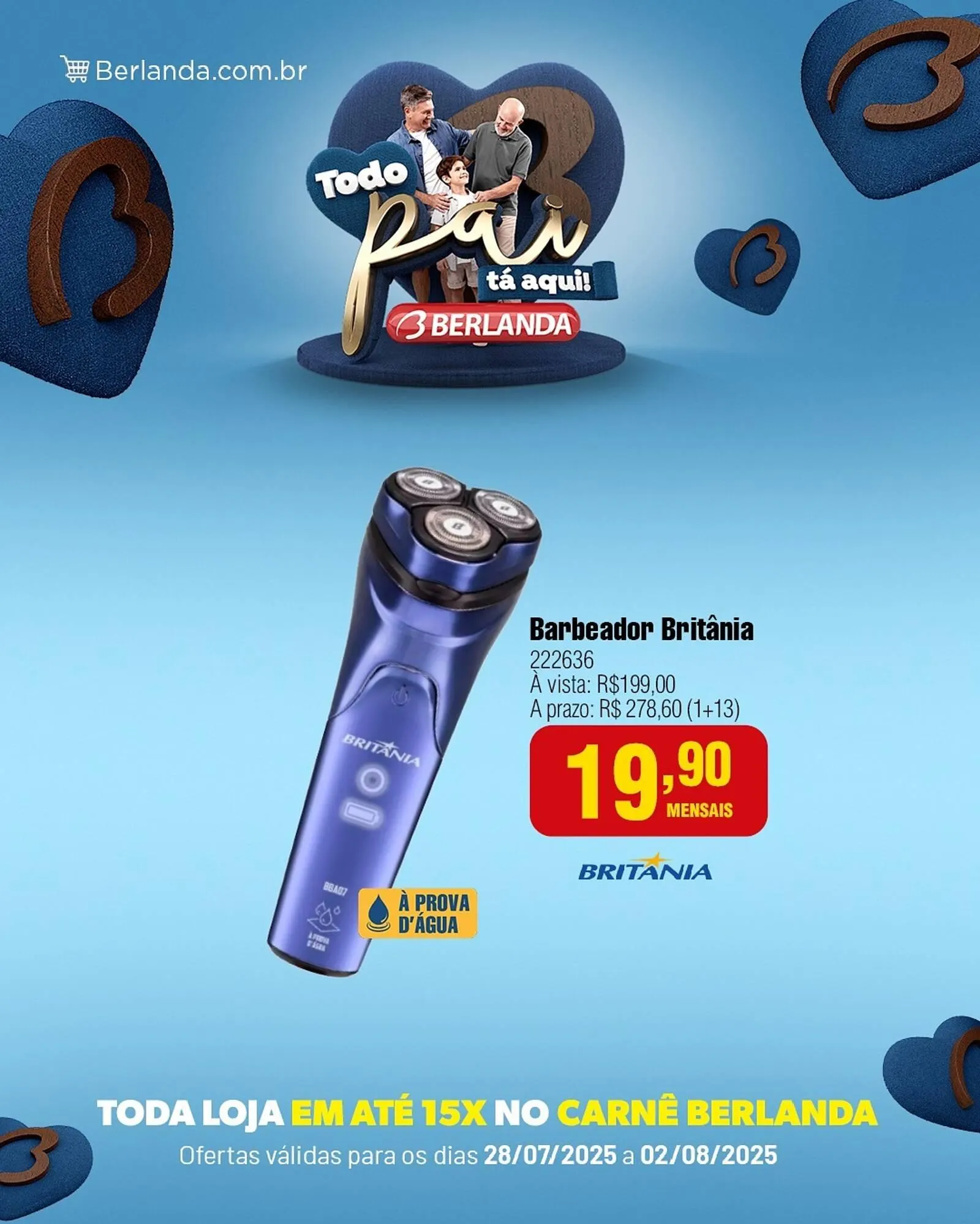 Encarte de Catálogo Berlanda 29 de julho até 2 de agosto 2025 - Pagina 4