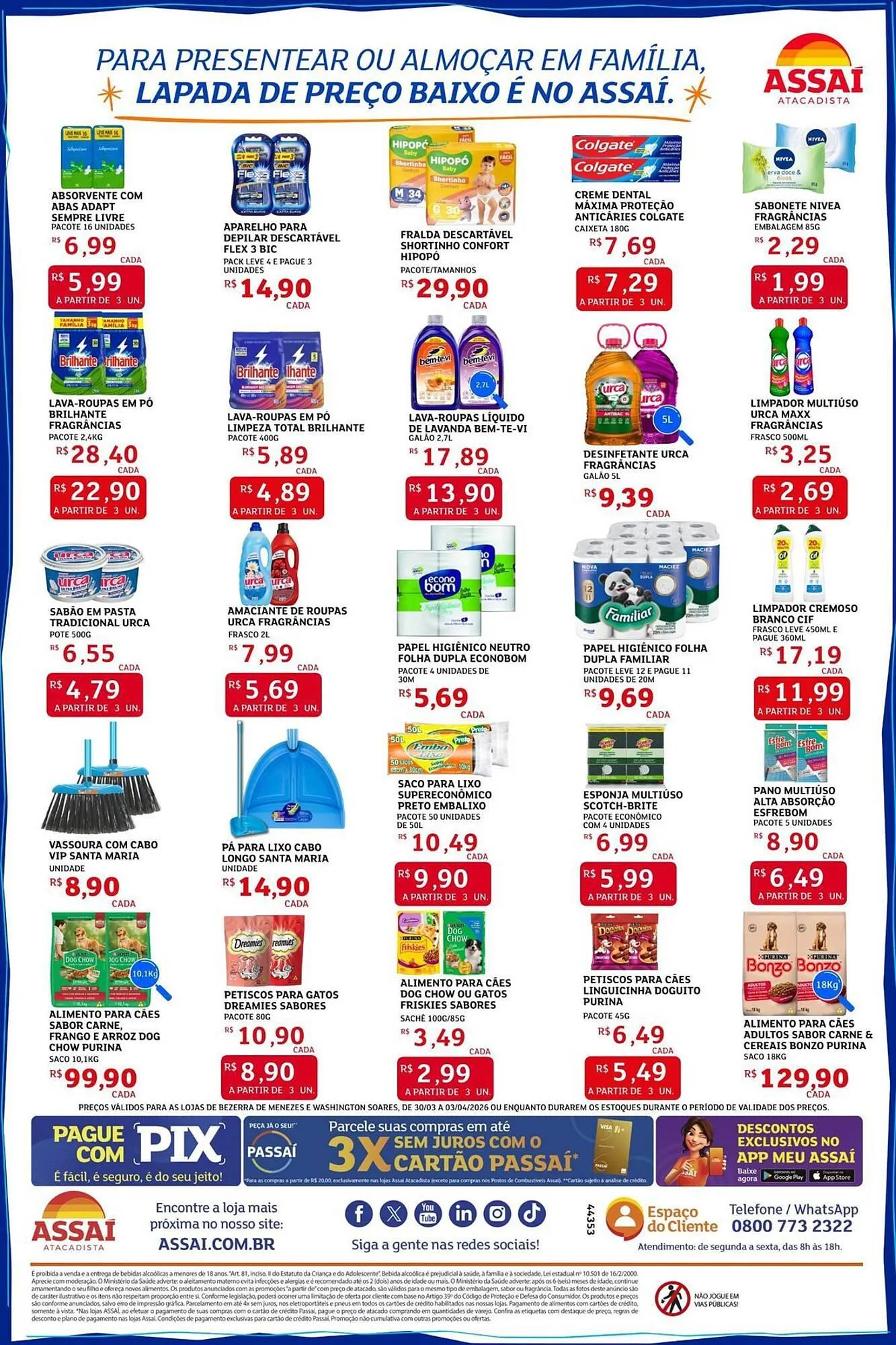 Encarte de Encarte Assaí Atacadista 30 de março até 3 de abril 2026 - Pagina 4