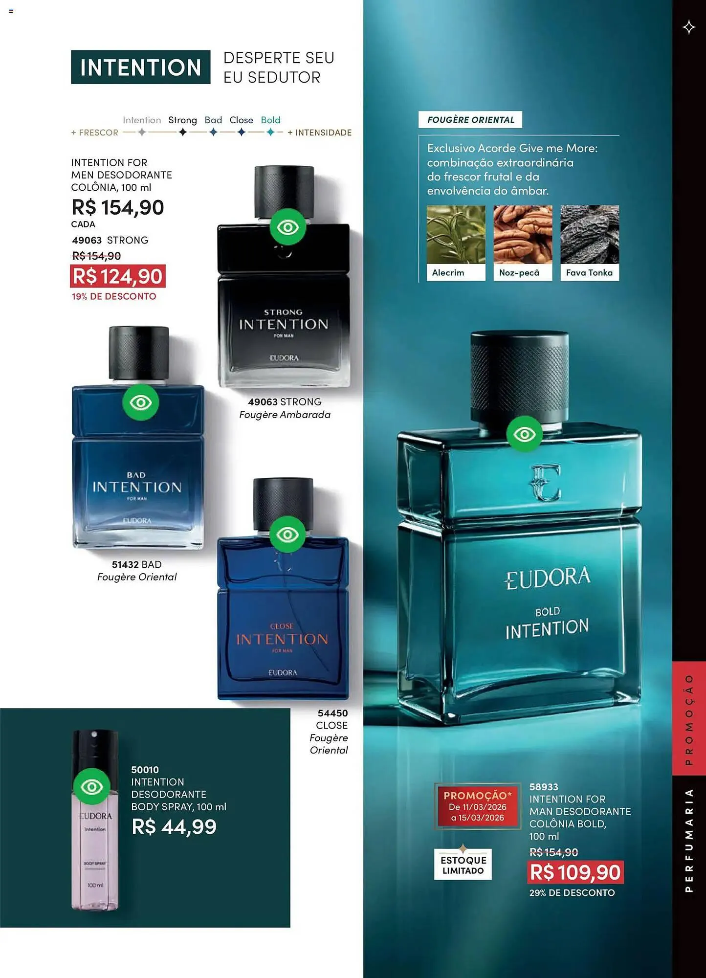 Encarte de Catálogo Eudora 11 de março até 10 de abril 2026 - Pagina 75