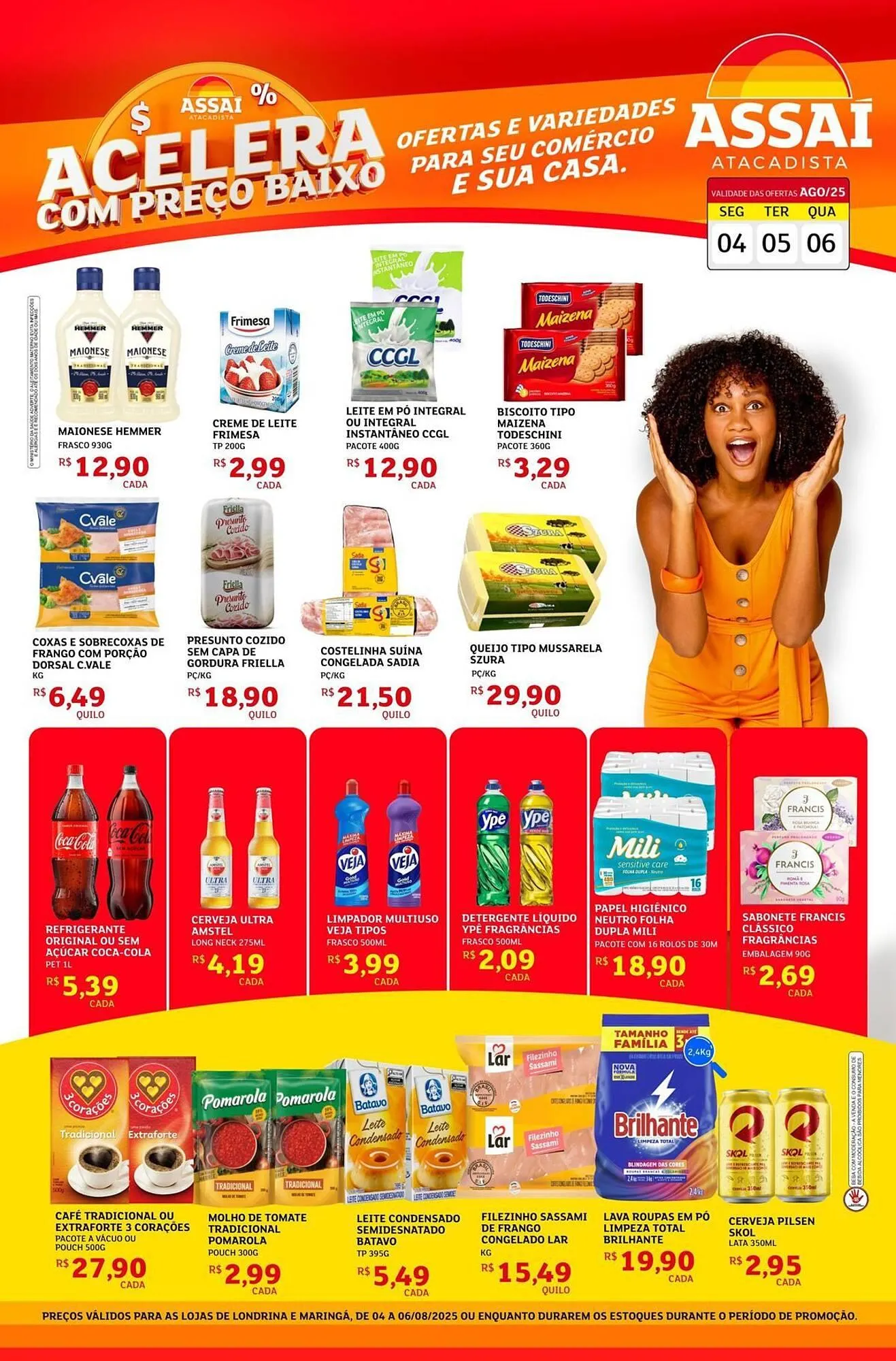 Encarte de Catálogo Assaí Atacadista 5 de agosto até 6 de agosto 2025 - Pagina 1