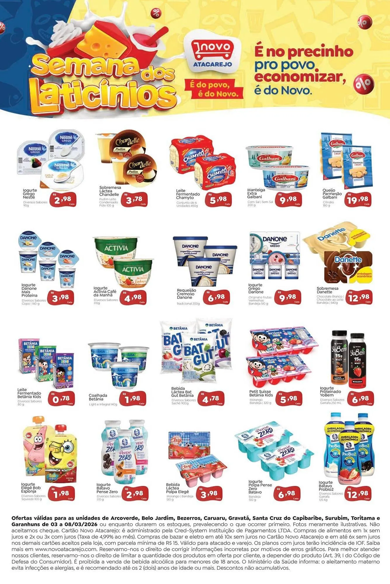 Encarte de Folheto Novo Atacarejo 3 de março até 8 de março 2026 - Pagina 1