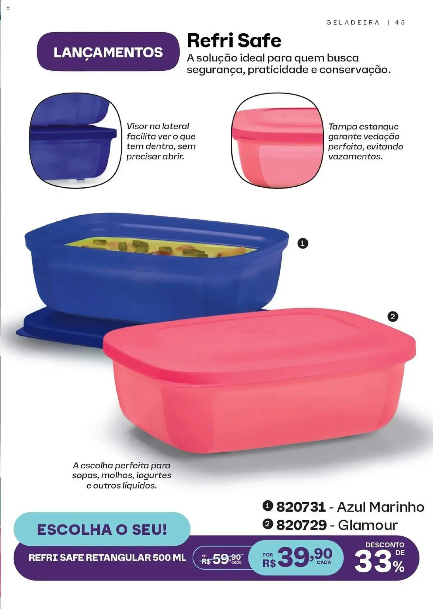 Encarte de Catálogo Tupperware 1 de setembro até 1 de outubro 2025 - Pagina 45