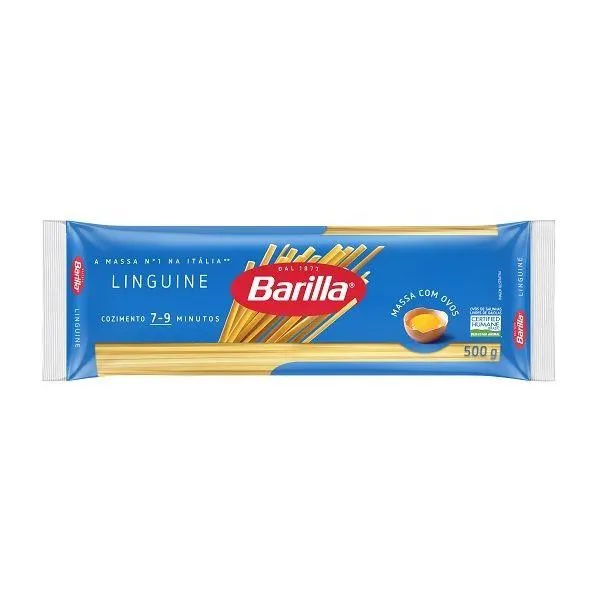 Massa com Ovos Barilla Linguine 500g