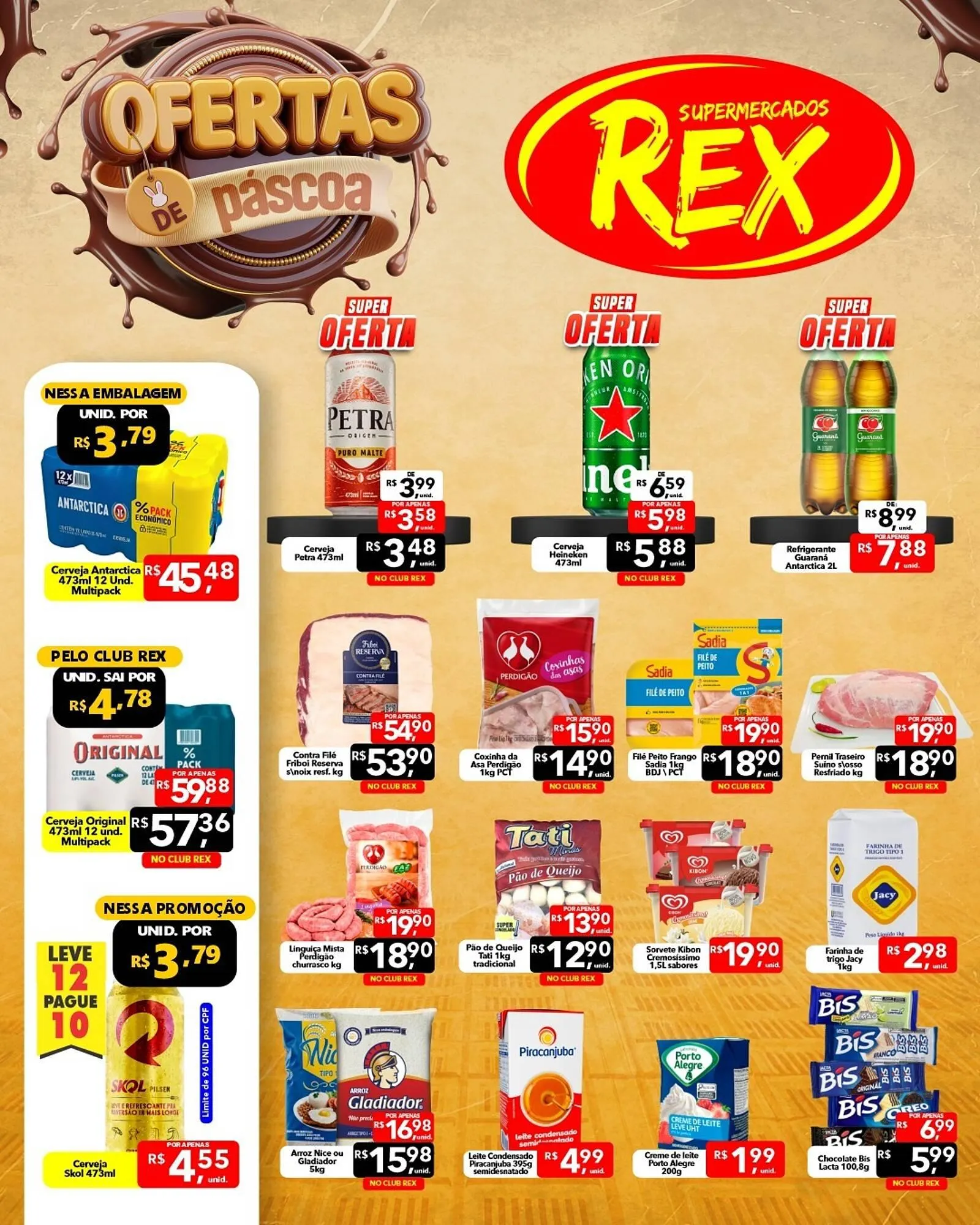 Encarte de Catálogo Supermercados Rex 3 de abril até 5 de abril 2026 - Pagina 1