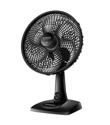 Ventilador Mesa 6 Pás Preto 30cm Mondial 300202 220V