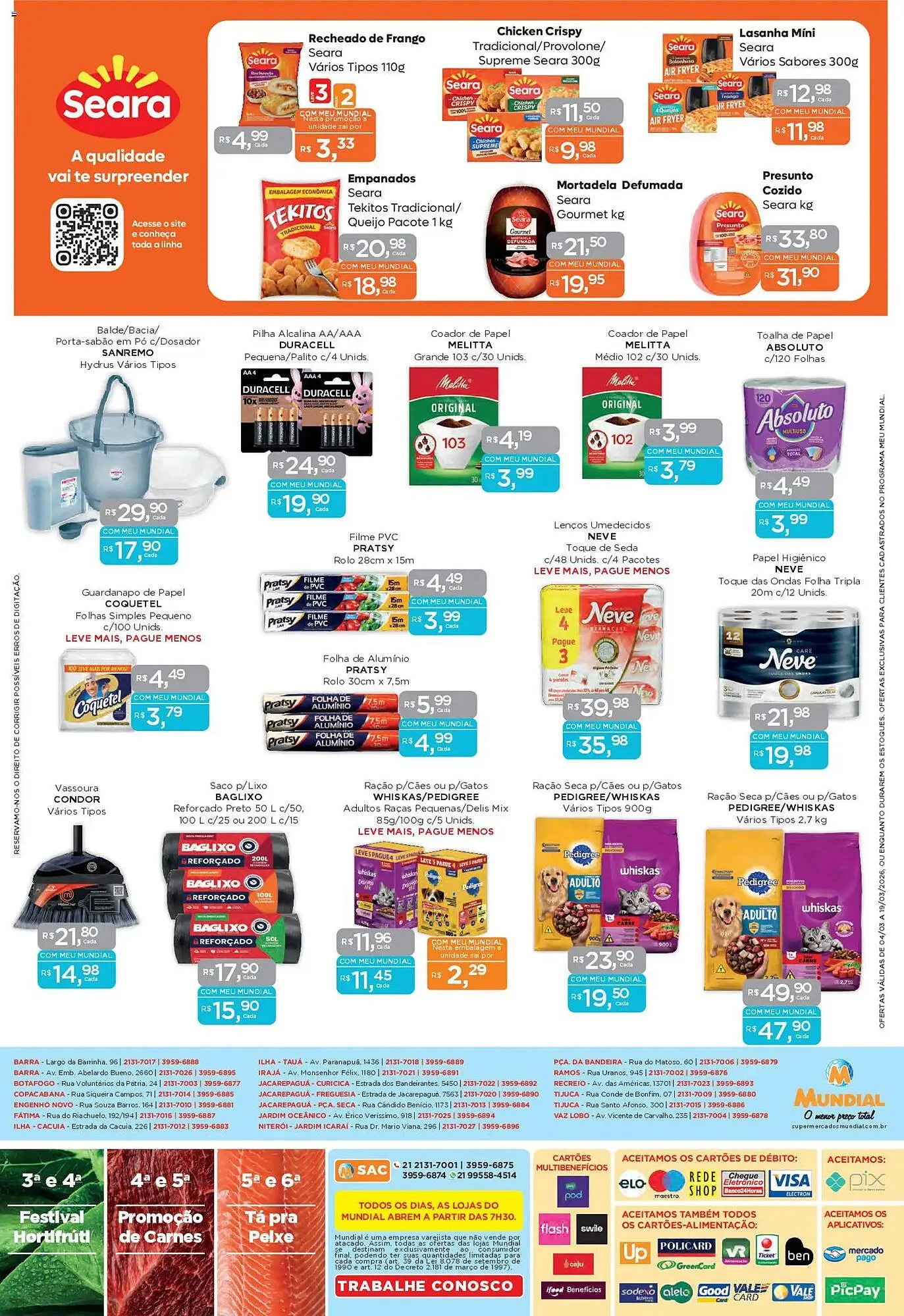 Encarte de Encarte Supermercados Mundial 4 de março até 19 de março 2026 - Pagina 12
