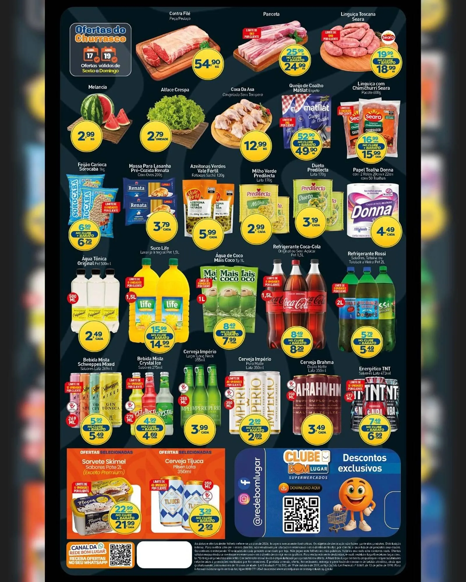 Encarte de Folheto Rede Bom Lugar 17 de abril até 19 de abril 2026 - Pagina 3