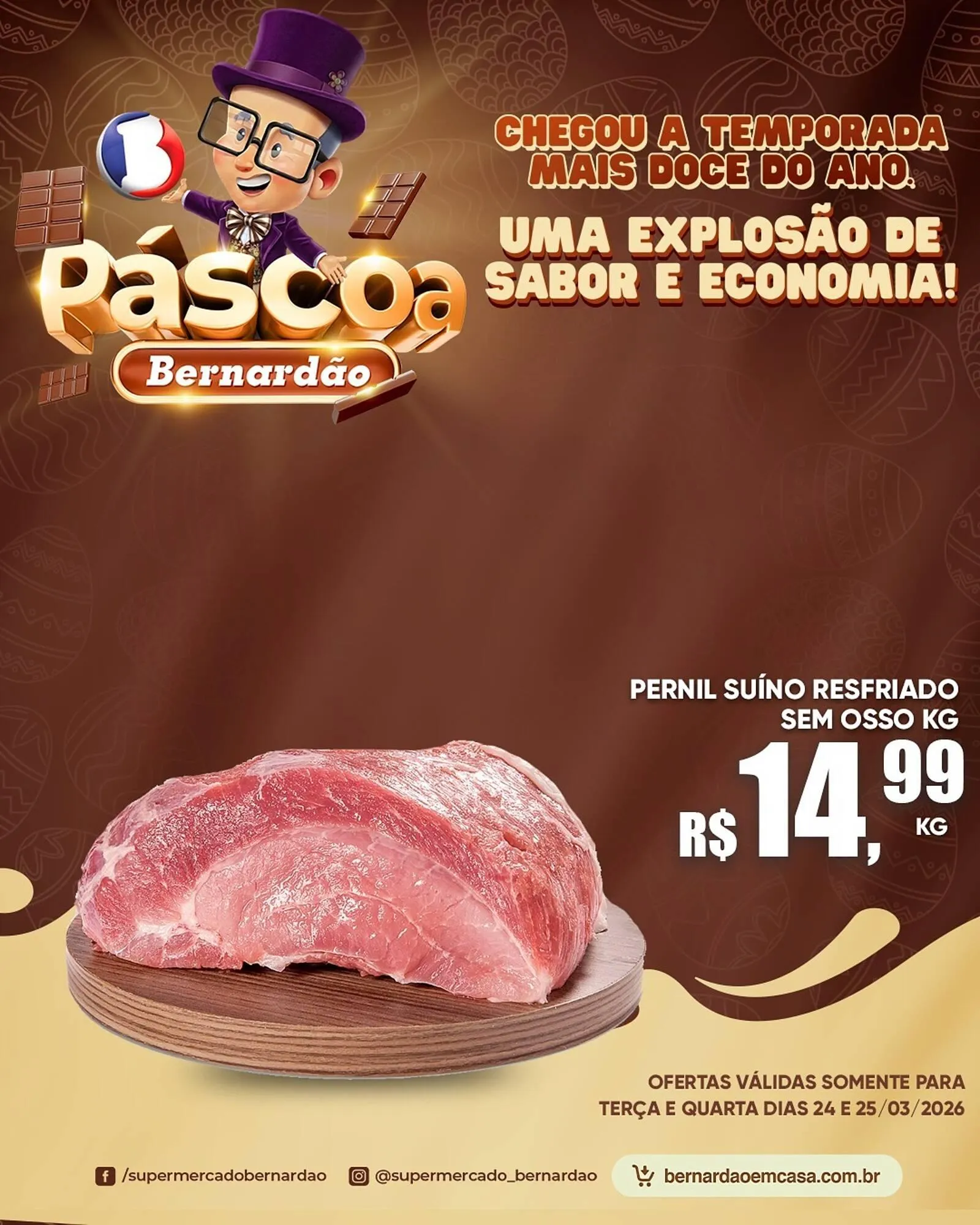 Encarte de Catálogo Supermercado Bernardão 24 de março até 25 de março 2026 - Pagina 2