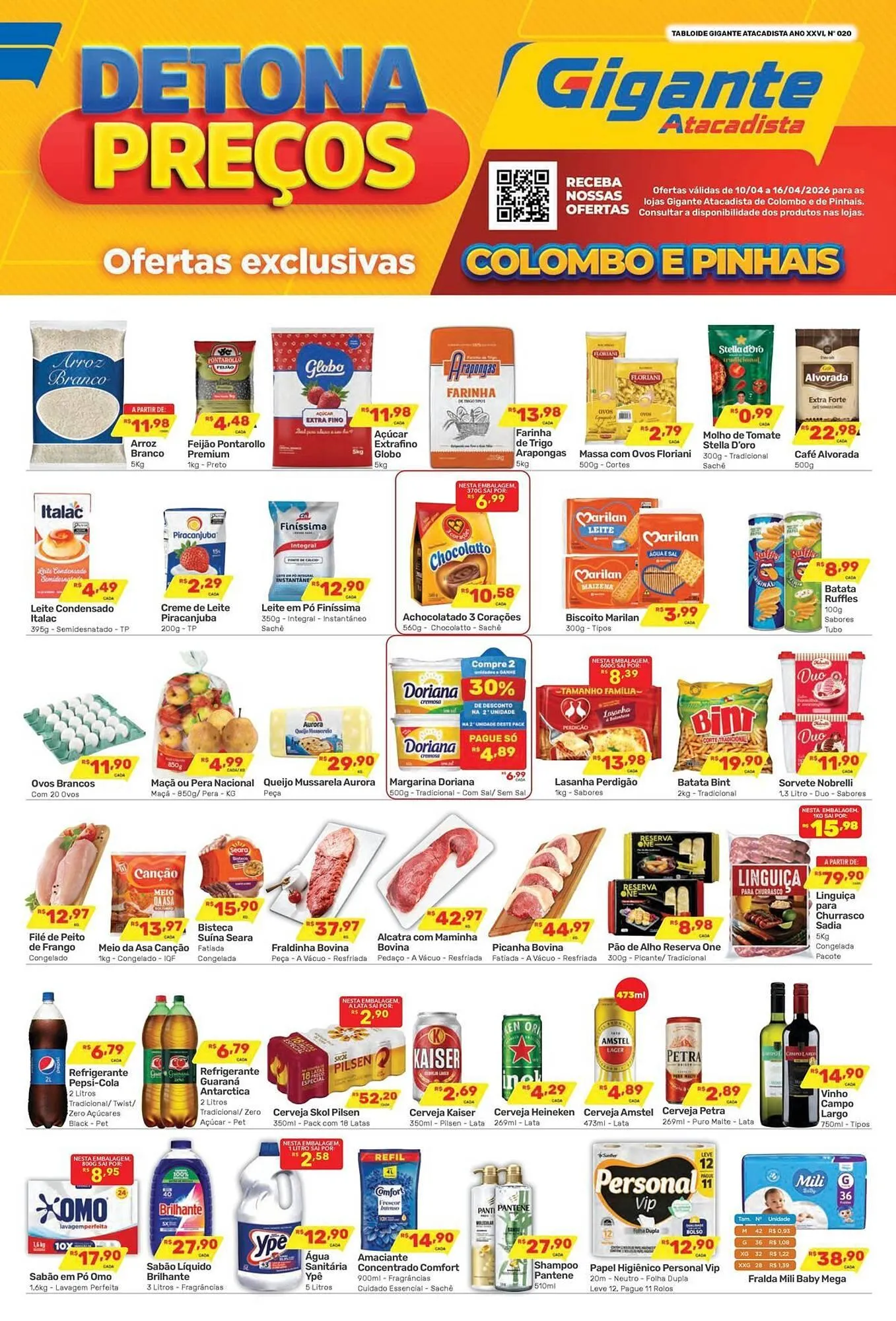 Encarte de Encarte Gigante Atacadista 10 de abril até 16 de abril 2026 - Pagina 1