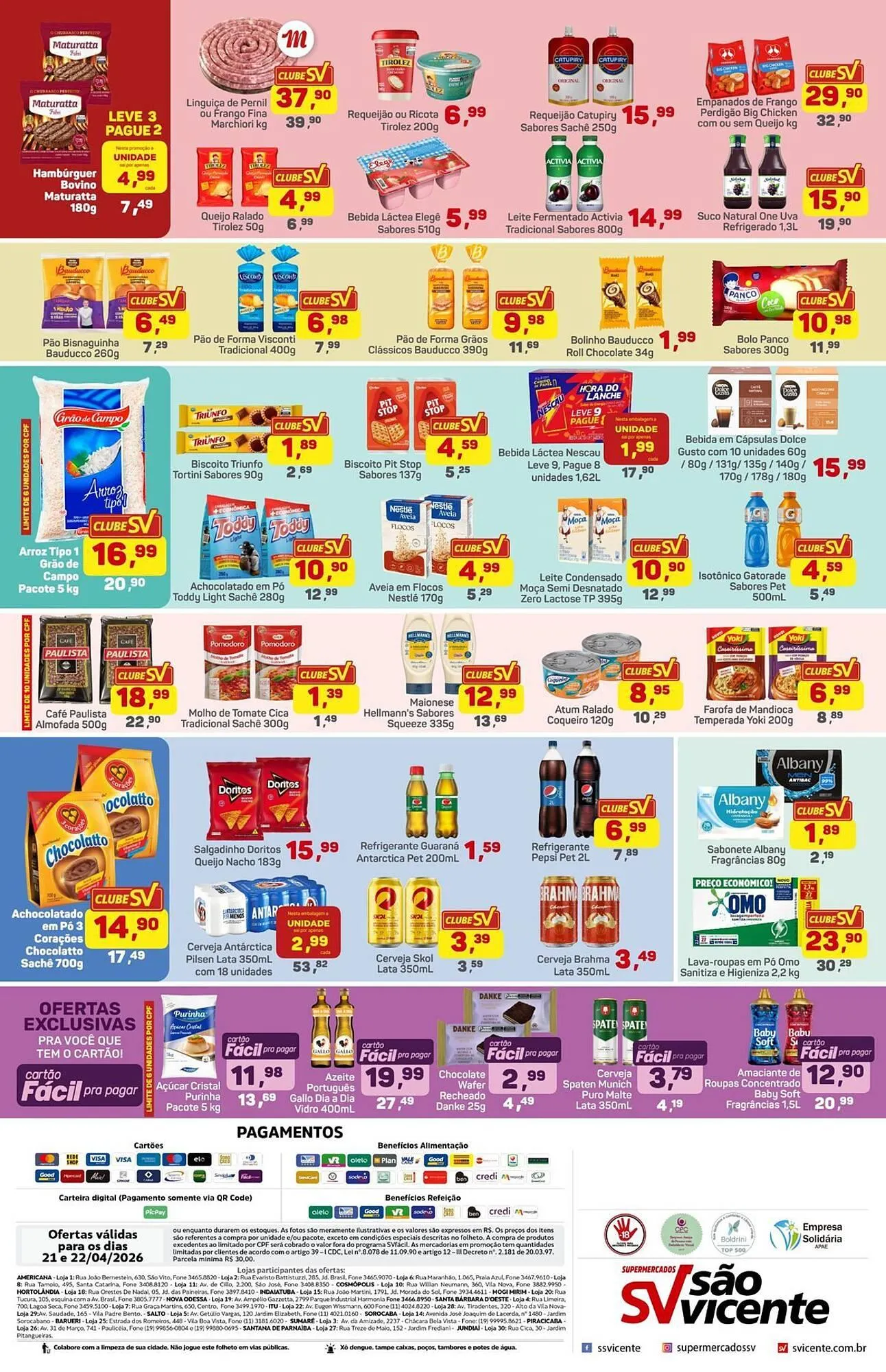 Encarte de Catálogo Supermercados São Vicente 21 de abril até 22 de abril 2026 - Pagina 2