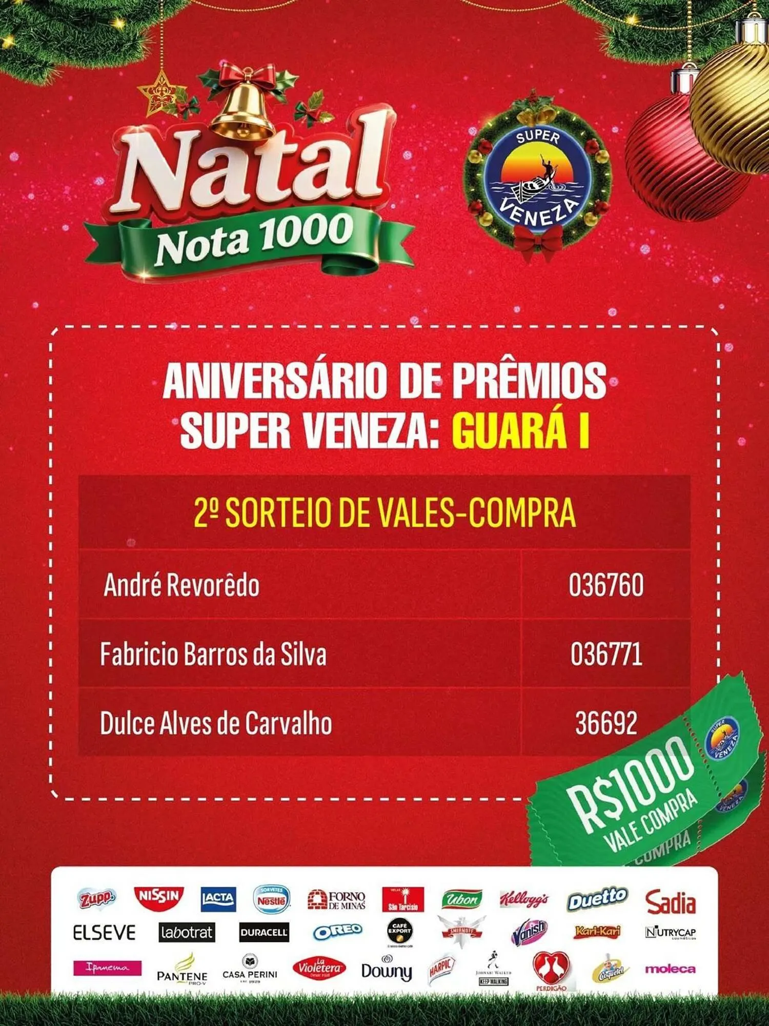 Encarte de Catálogo Super Veneza 17 de dezembro até 21 de dezembro 2025 - Pagina 1