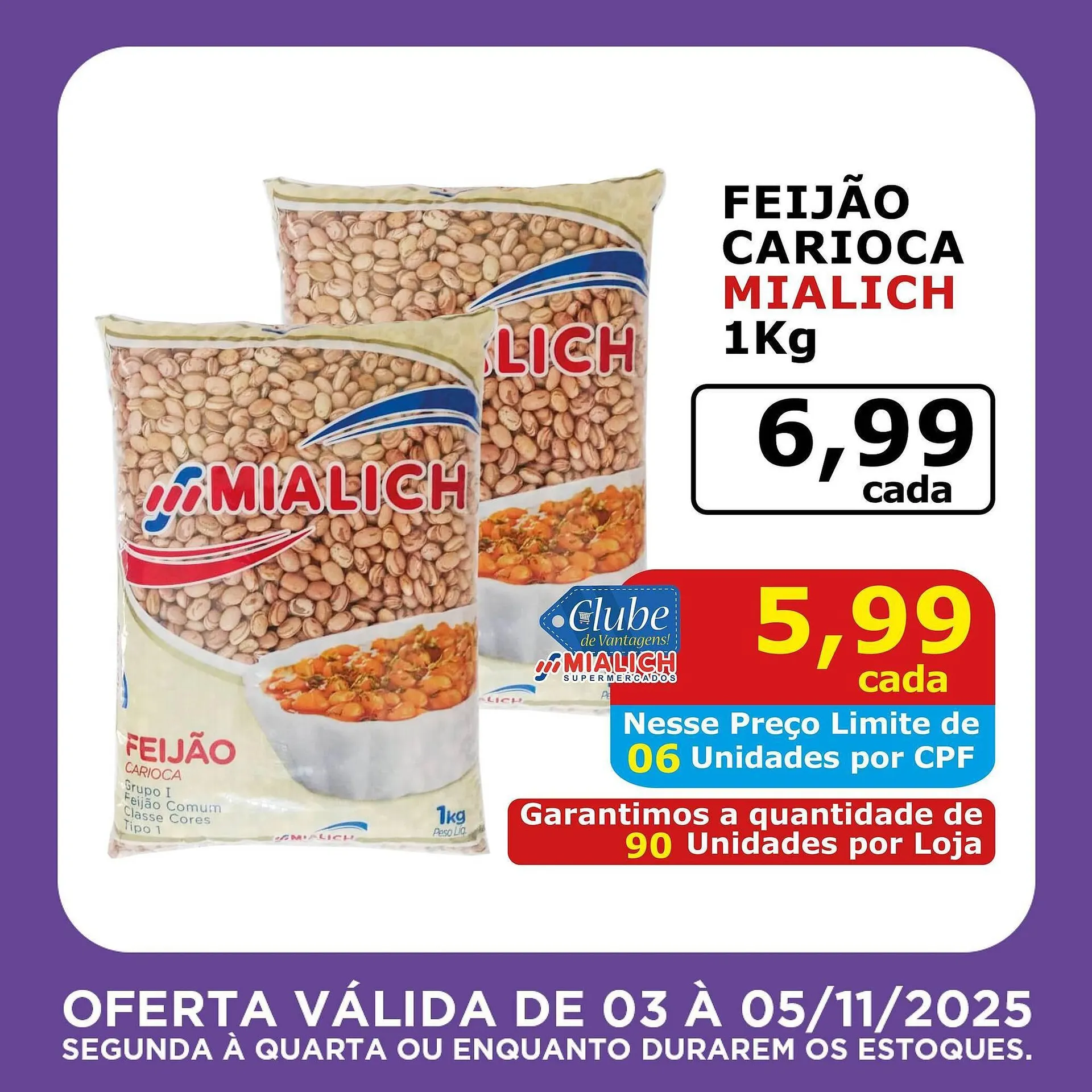 Encarte de Catálogo Mialich Supermercados 3 de novembro até 5 de novembro 2025 - Pagina 2