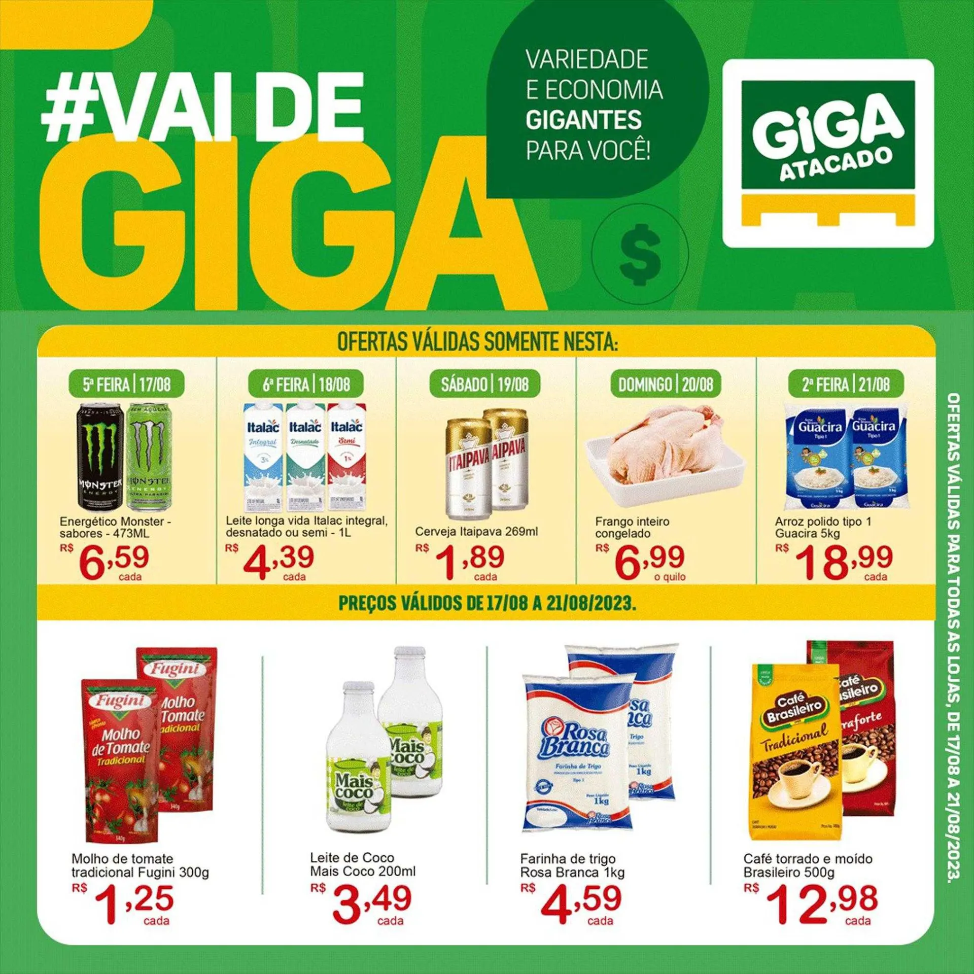 Encarte de Giga Atacado Folheto 7 de agosto até 31 de agosto 2023 - Pagina 1