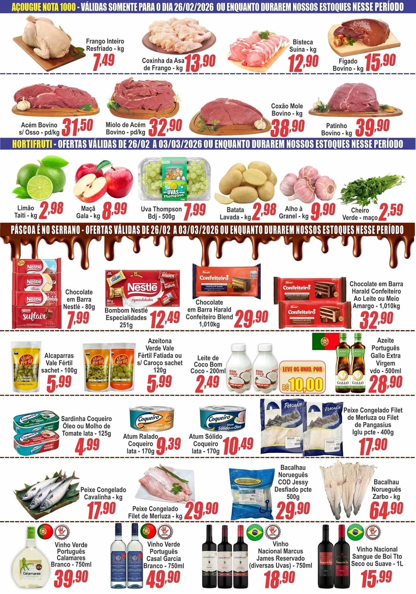 Encarte de Catálogo Serrano Supermercado 25 de fevereiro até 26 de fevereiro 2026 - Pagina 2