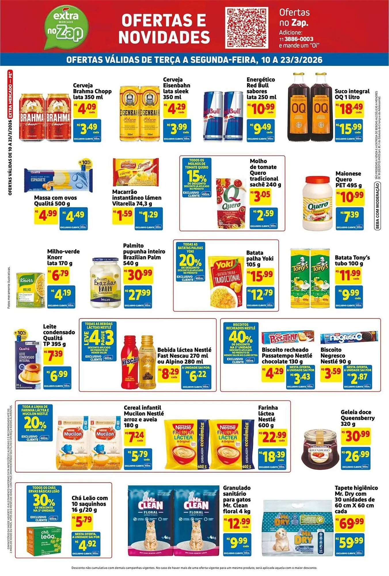 Encarte de Encarte Mercado Extra 10 de março até 23 de março 2026 - Pagina 3