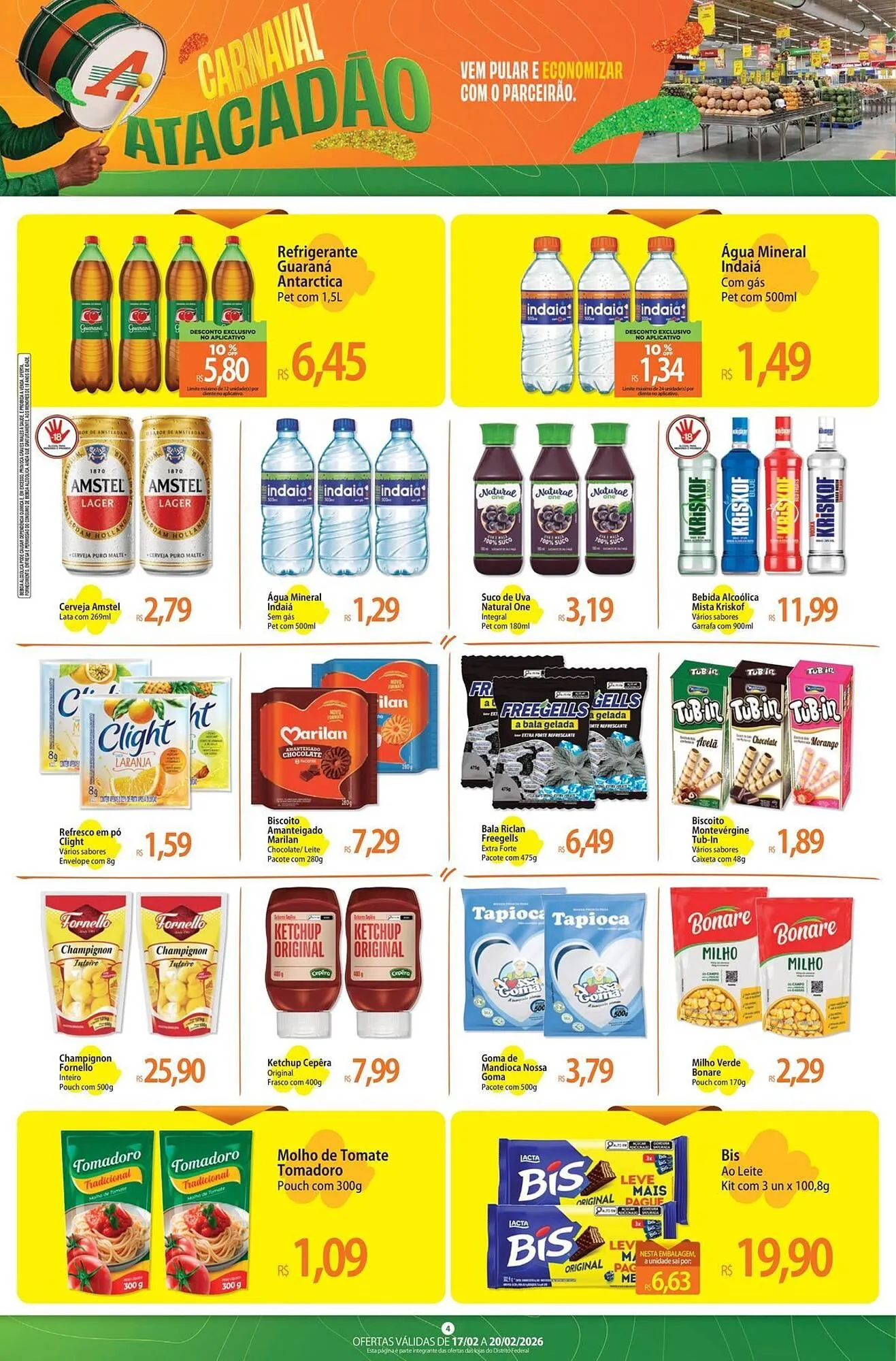 Encarte de Folheto Atacadão 17 de fevereiro até 20 de fevereiro 2026 - Pagina 4