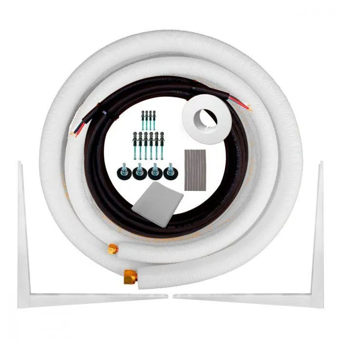 Kit de Instalação Ar Condicionado 3 metros Hulter 1/4" 5/8" 18000 a 22000 BTUs - HT118223MPR