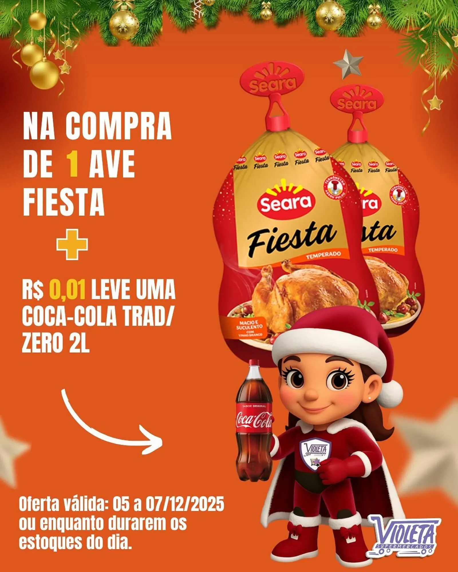 Encarte de Catálogo Violeta Supermercados 5 de dezembro até 7 de dezembro 2025 - Pagina 1