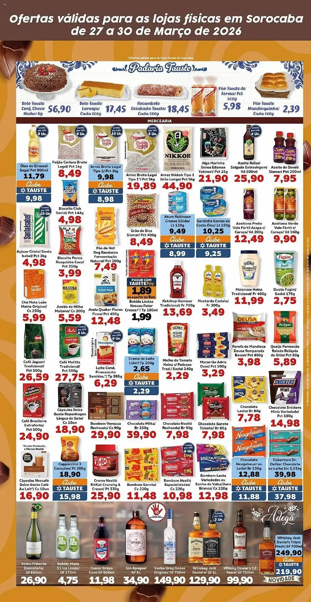 Encarte de Catálogo Supermercados Tauste 27 de março até 30 de março 2026 - Pagina 3