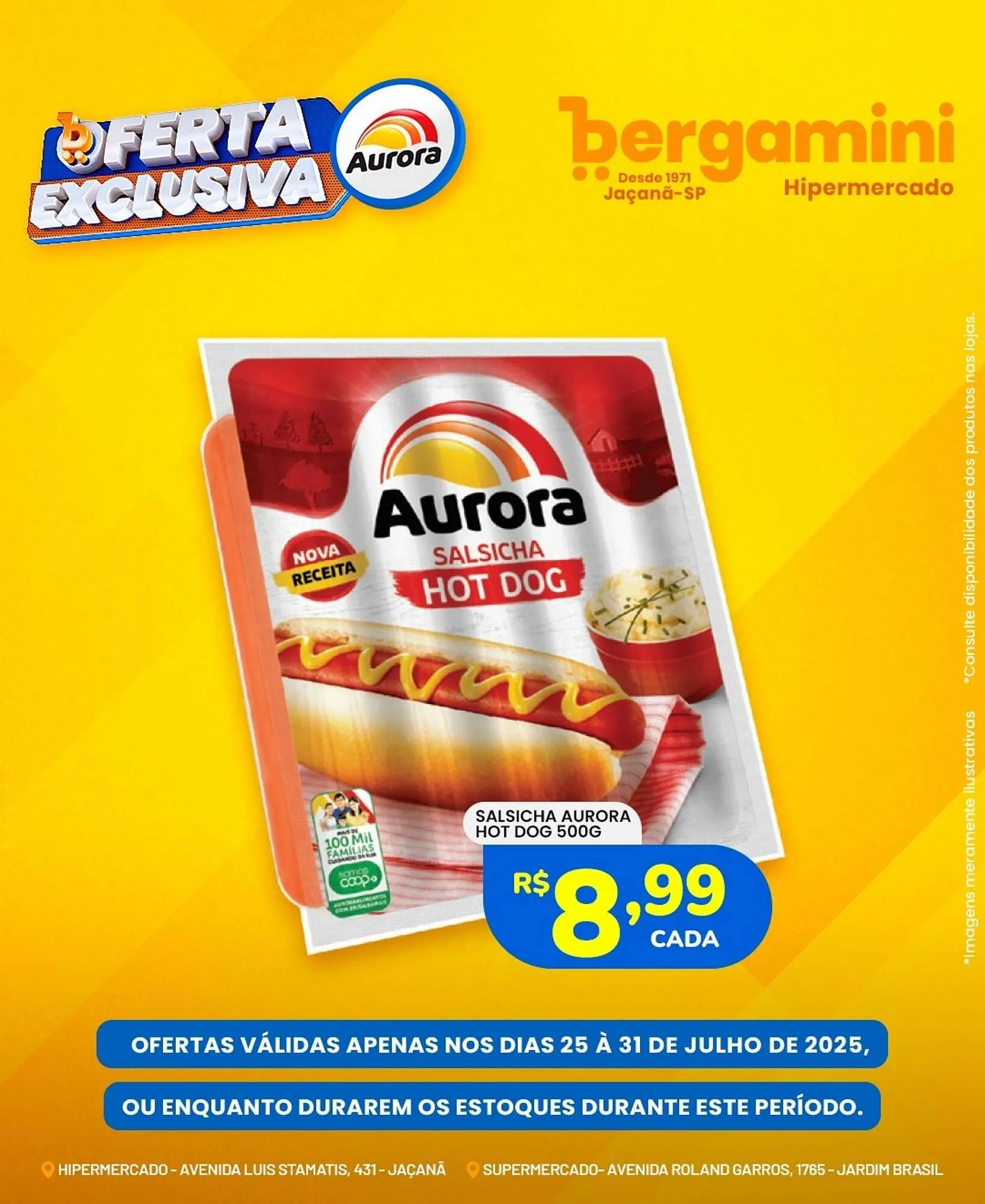 Encarte de Catálogo Supermercado Bergamini 25 de julho até 31 de julho 2025 - Pagina 3