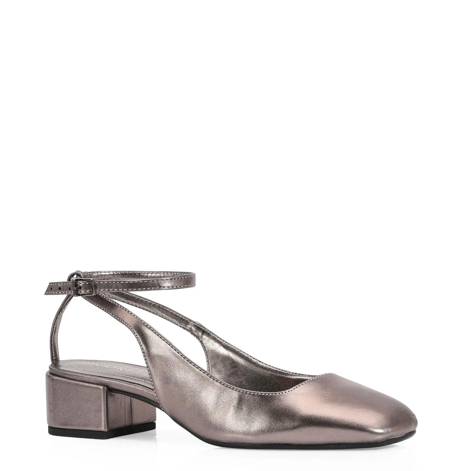 Scarpin Metalizado Prata