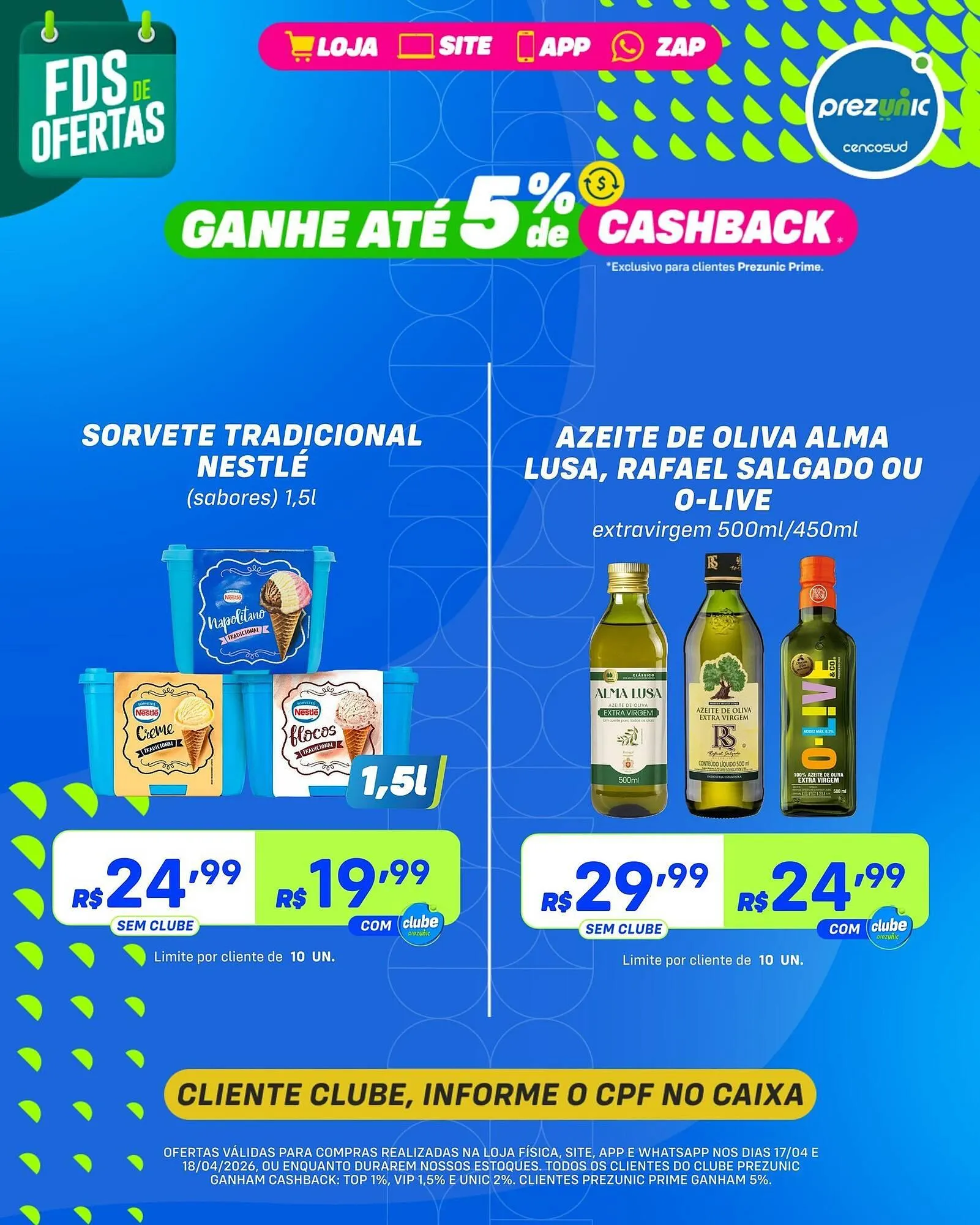 Encarte de Encarte Prezunic 17 de abril até 18 de abril 2026 - Pagina 4