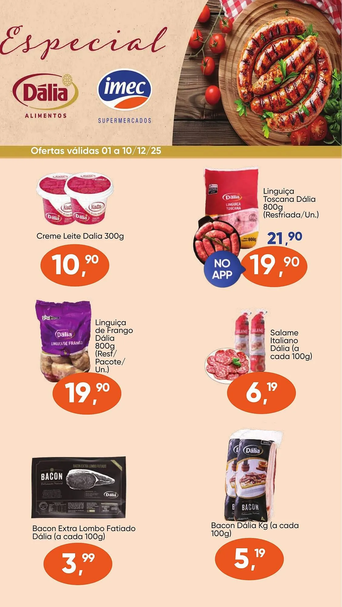 Encarte de Catálogo Imec Supermercados 1 de dezembro até 10 de dezembro 2025 - Pagina 1