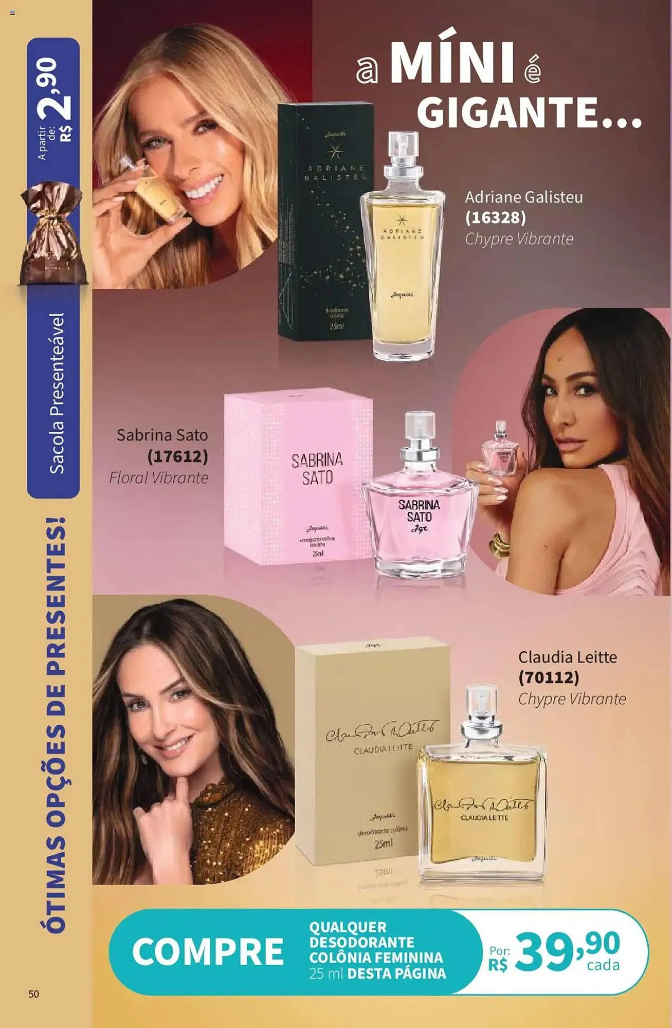 Encarte de Catálogo Jequiti 19 de junho até 17 de julho 2025 - Pagina 50