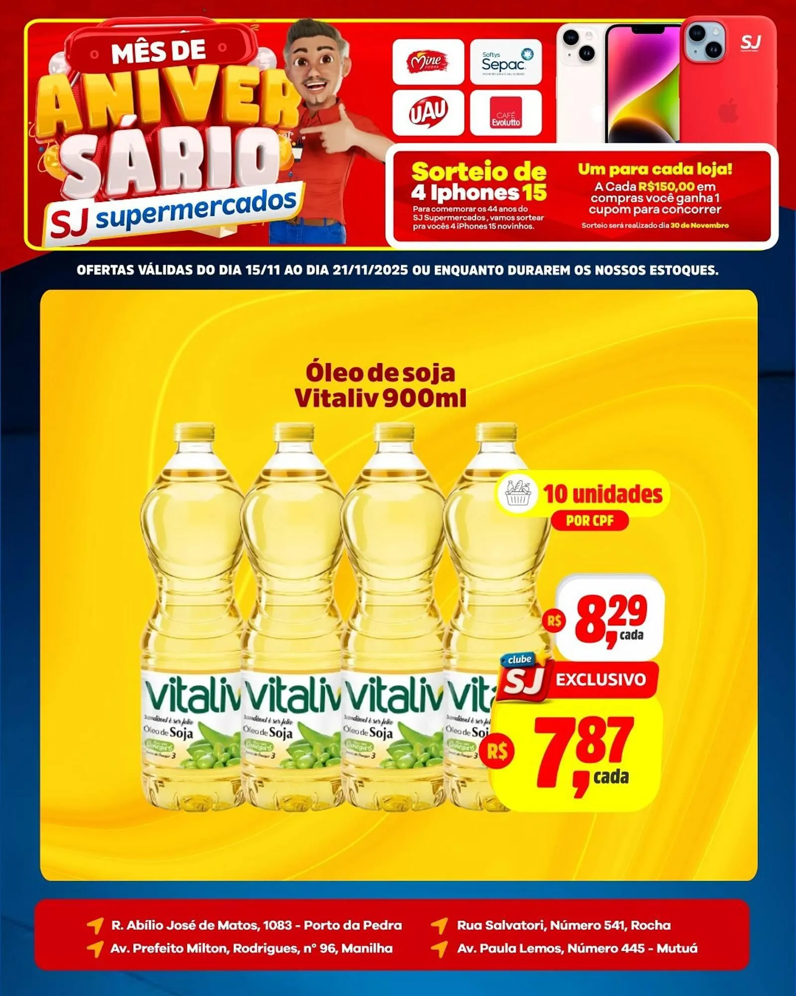 Encarte de Encarte Sj Supermercados 15 de novembro até 21 de novembro 2025 - Pagina 4
