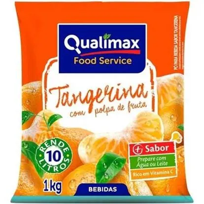 Suco em Pó Tangerina 1kg 1 UN Qualimax