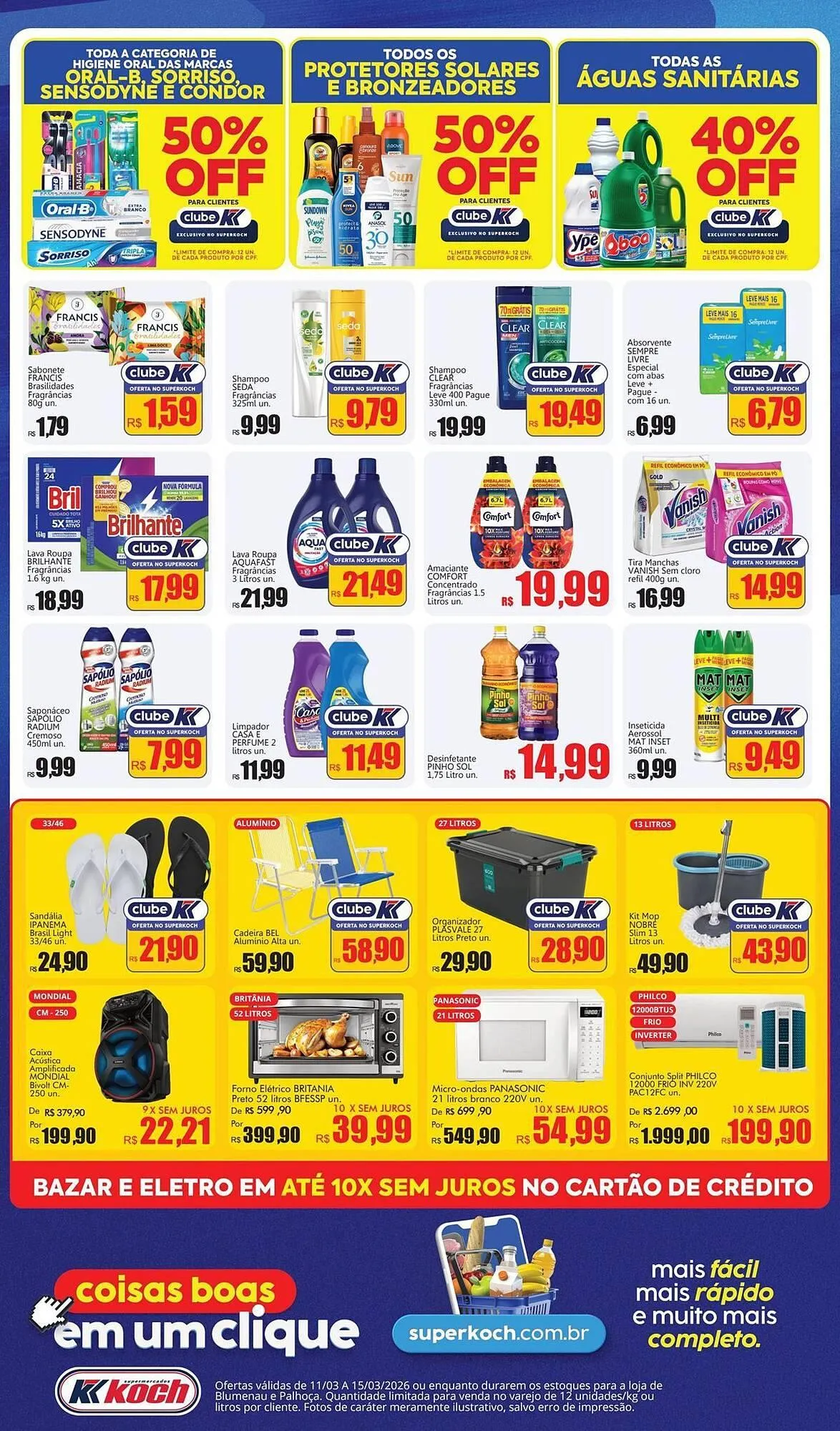 Encarte de Catálogo Supermercados Koch 11 de março até 15 de março 2026 - Pagina 4