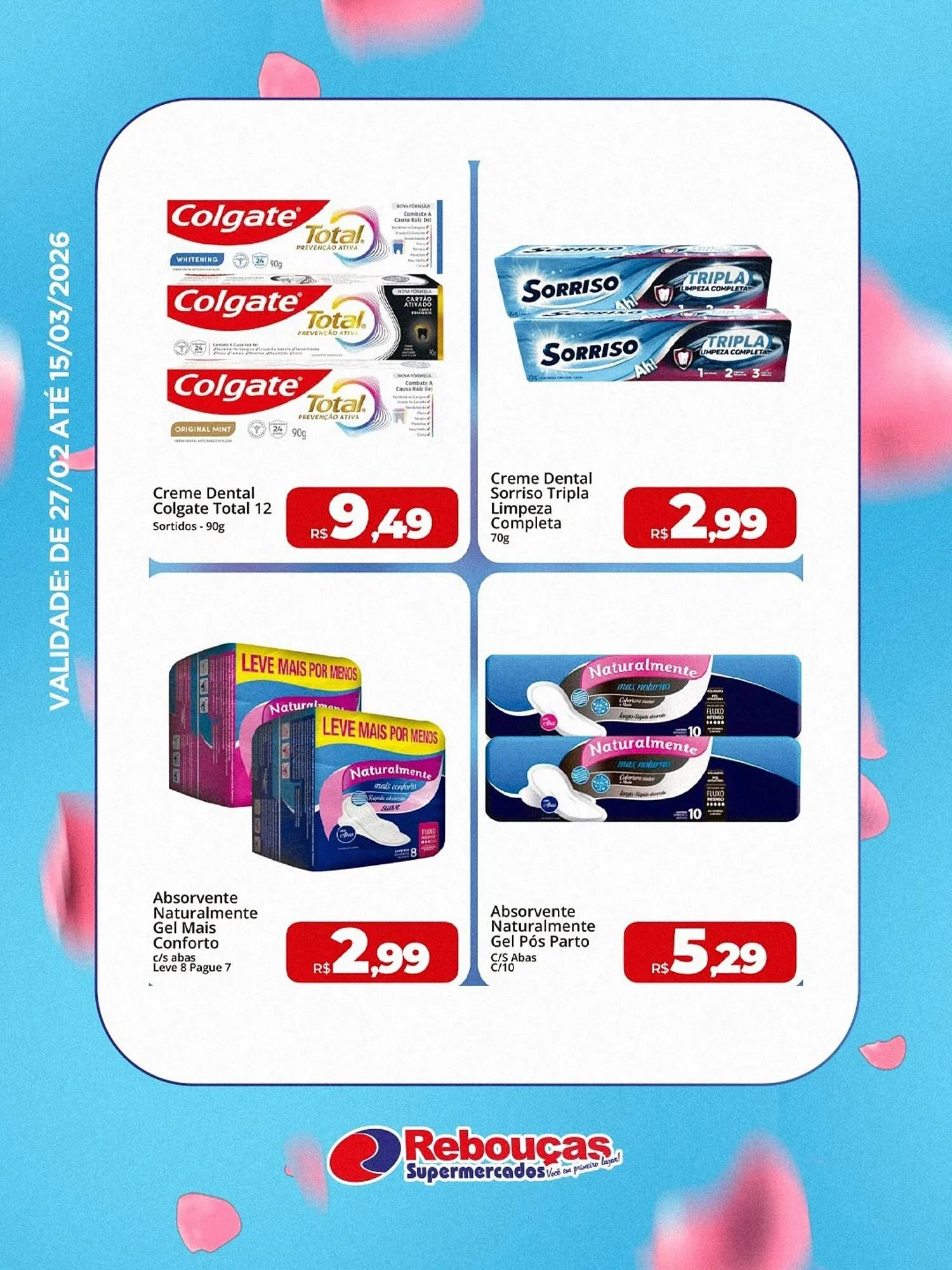 Encarte de Catálogo Rebouças Supermercados 7 de março até 15 de março 2026 - Pagina 3