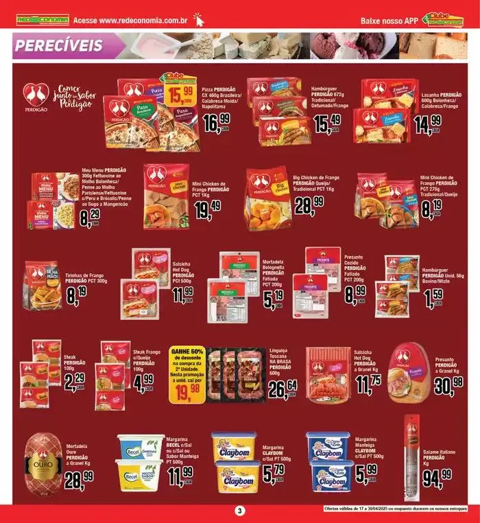 Encarte de Ofertas Rede Economia 17 de abril até 30 de abril 2025 - Pagina 2