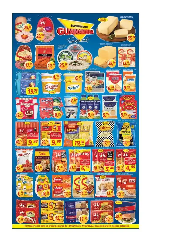 Encarte de Encarte Supermercados Guanabara 12 de março até 14 de março 2025 - Pagina 6